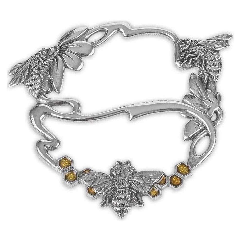 Anillo de Bufanda Celta A E Williams en Pewter Hecho a Mano