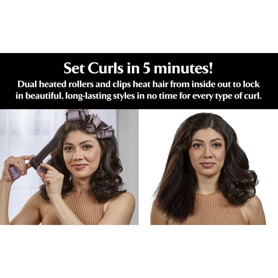 Rulos térmicos Remington Pro H9102A, 20 piezas, 12 grandes y 8 medianos