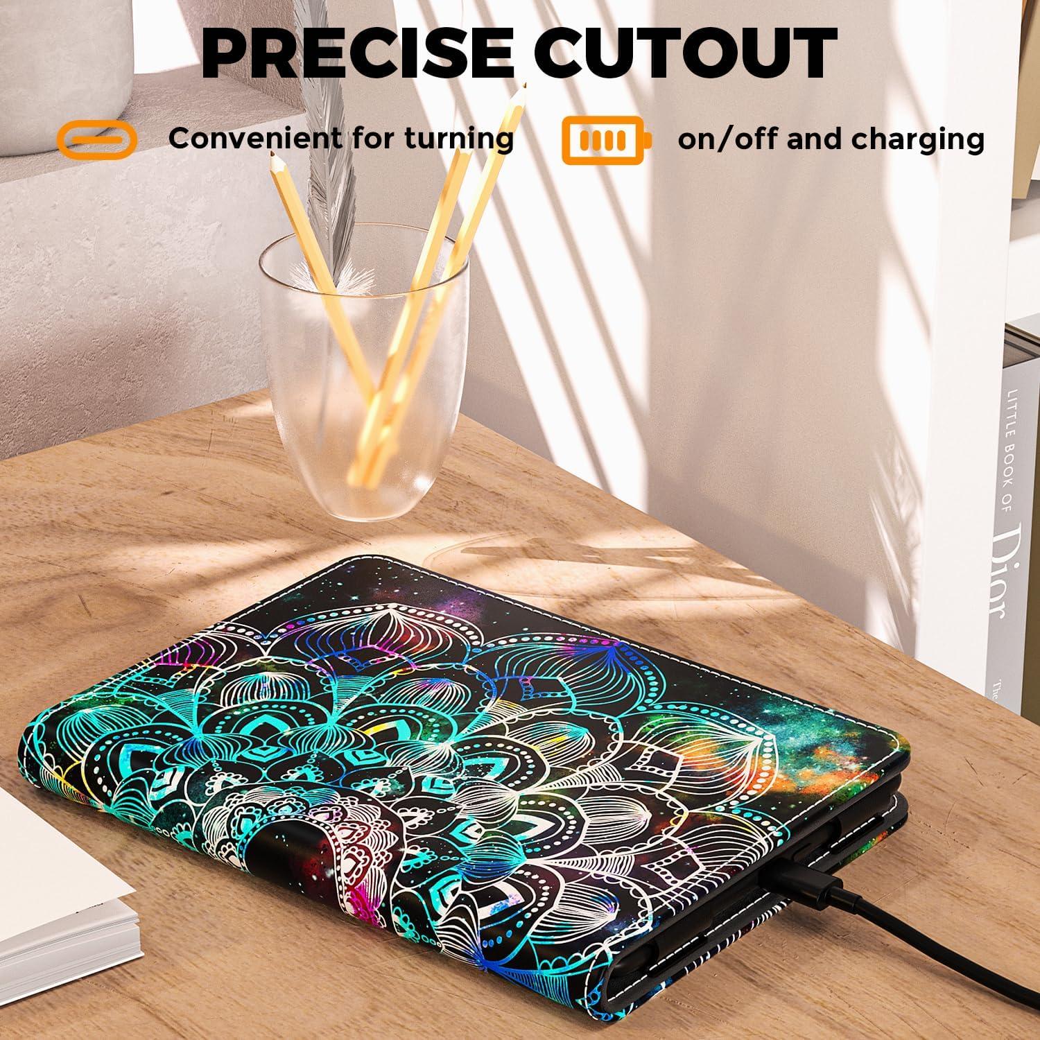 Funda VORI para Kindle Paperwhite 6.8" Mandala Floral