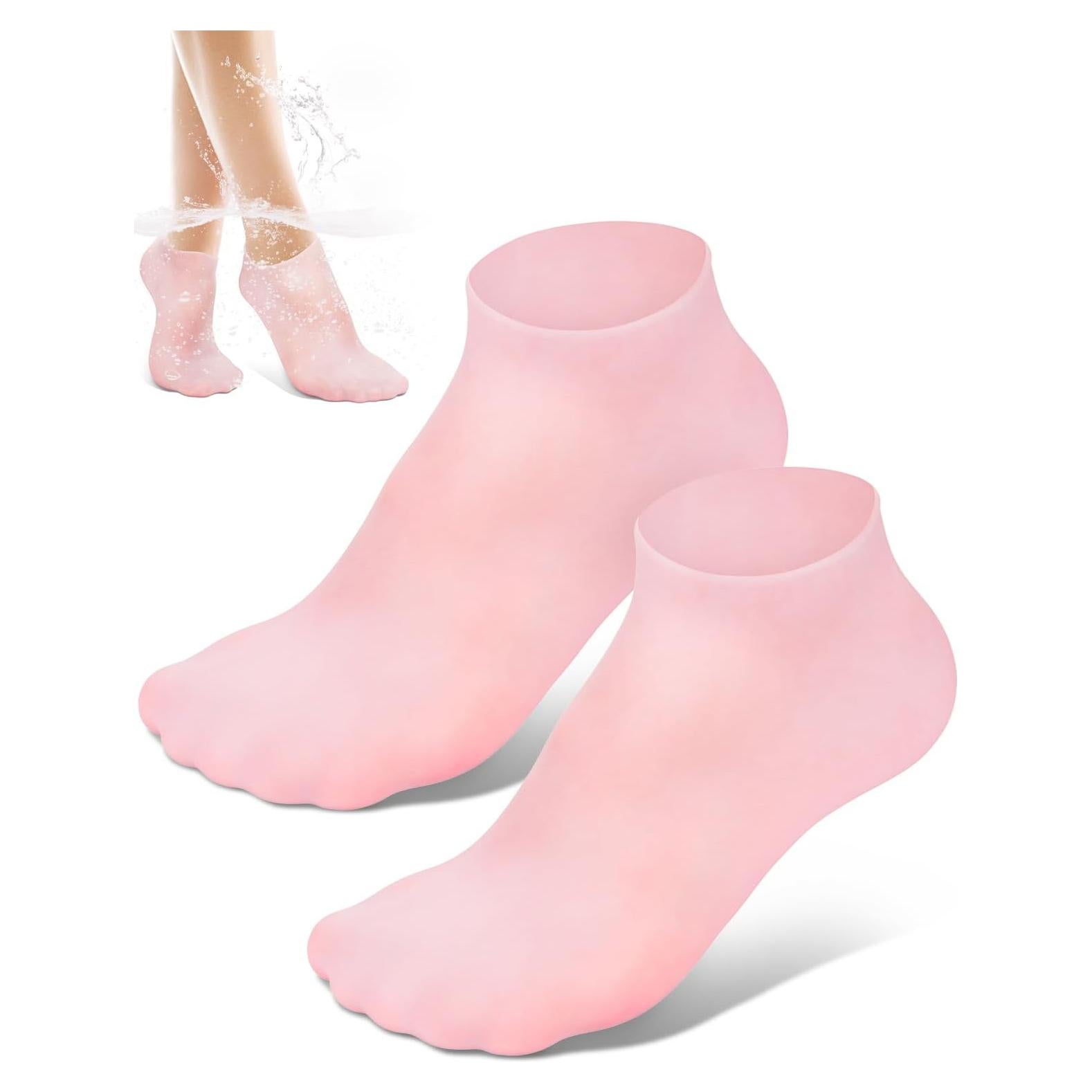 Calcetines Hidratantes de Silicona Kaidiqi Mall - 1 Par para Pies Secos