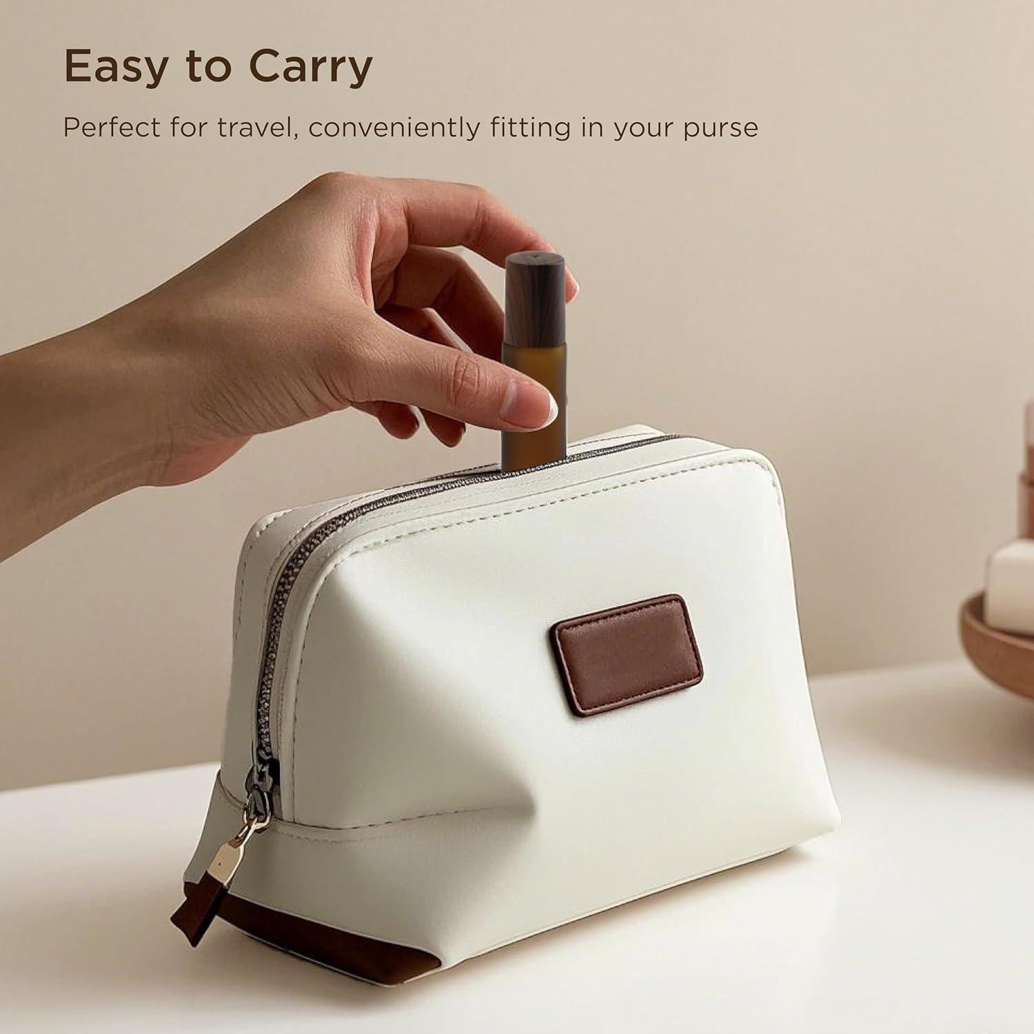 Botellas de Rodillo de Aceite Esencial SESENSE 10ml Ámbar 4 Pzas