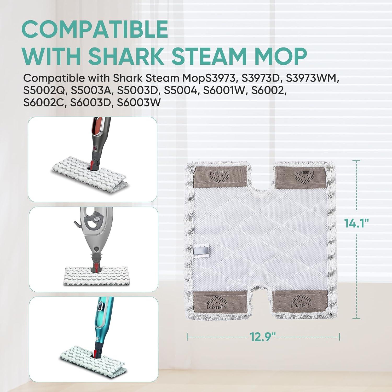 Paquete de 3 almohadillas de mopa de vapor BIHARNT S3973 S5003D