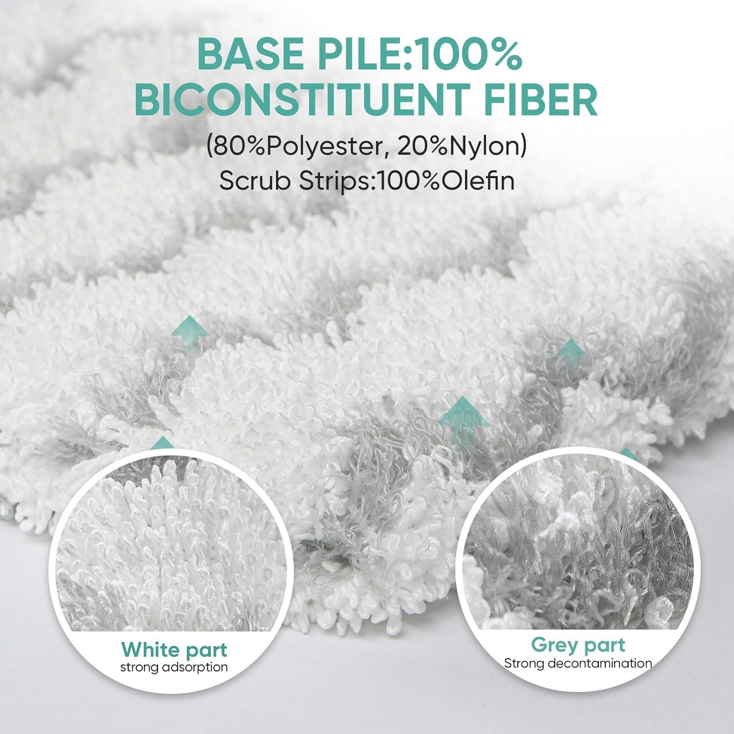 Paquete de 3 almohadillas de mopa de vapor BIHARNT S3973 S5003D