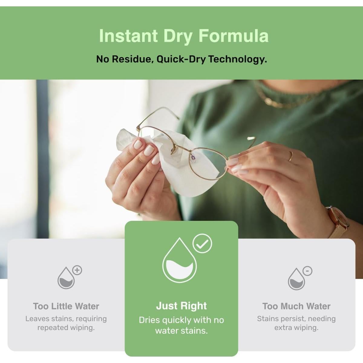 Toallitas de Limpieza de Lentes SolWst Optix - 200 Unidades