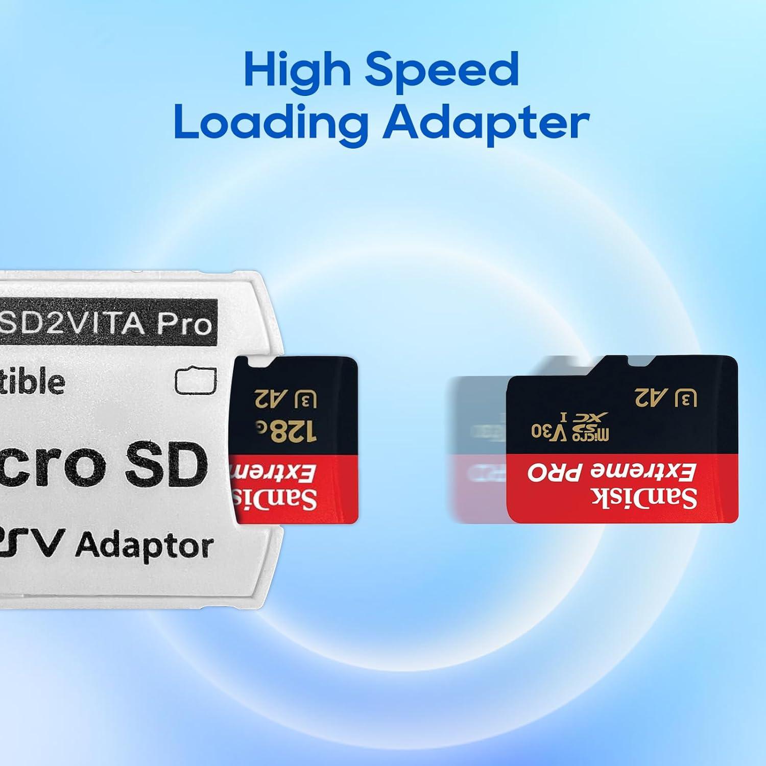 Adaptador SD2Vita UCEC para PS Vita 1000/2000 - 256GB