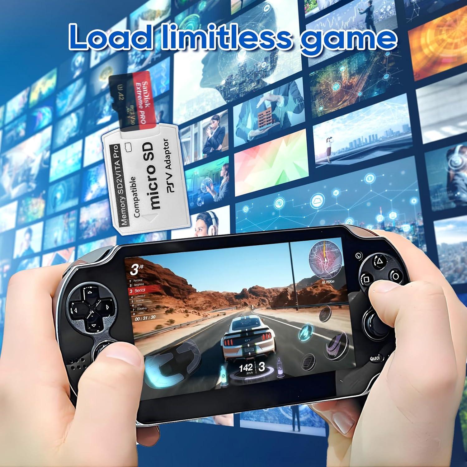 Adaptador SD2Vita UCEC para PS Vita 1000/2000 - 256GB