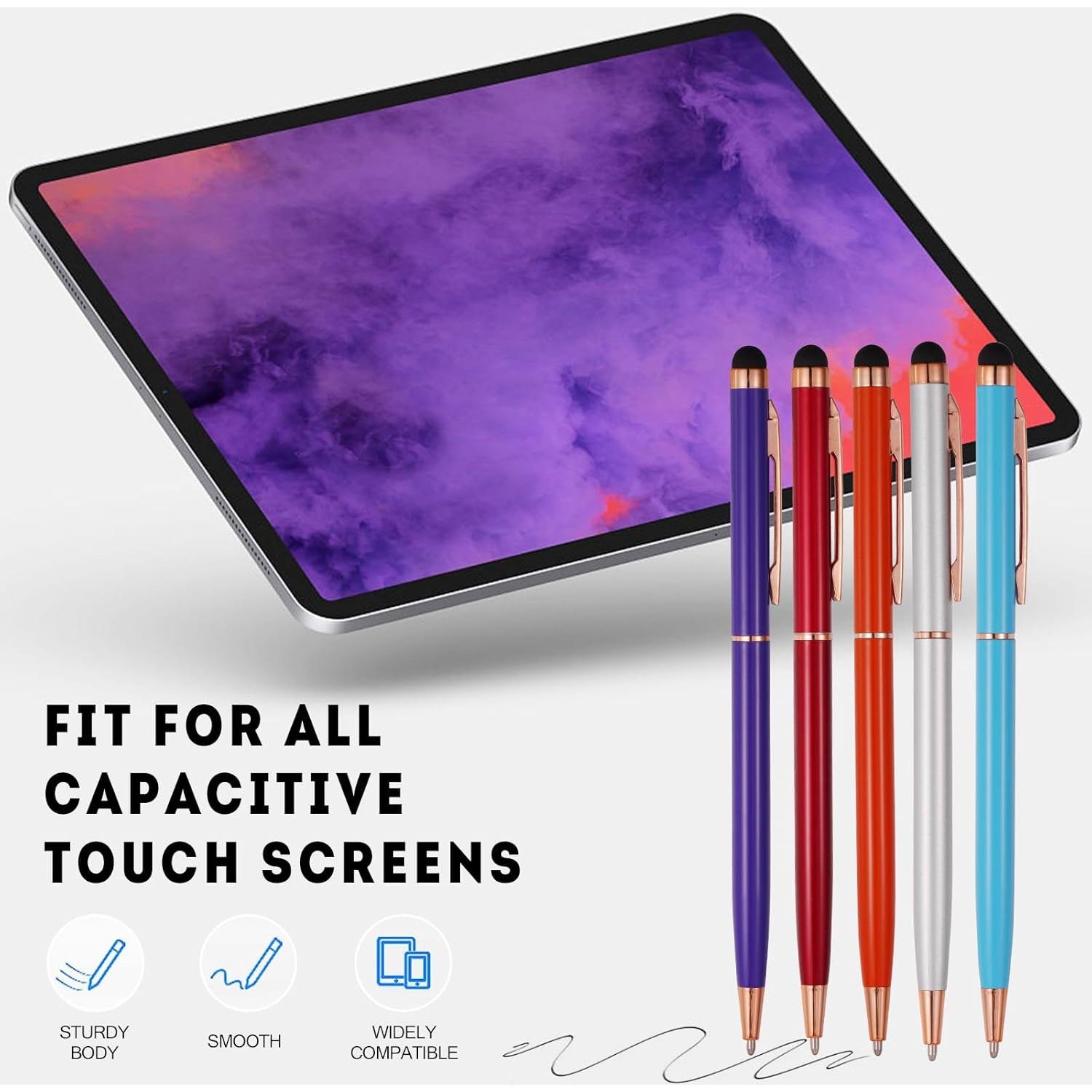 Paquete de 15 Bolígrafos Stylus 2 en 1 FIRCRE Oro Rosa B