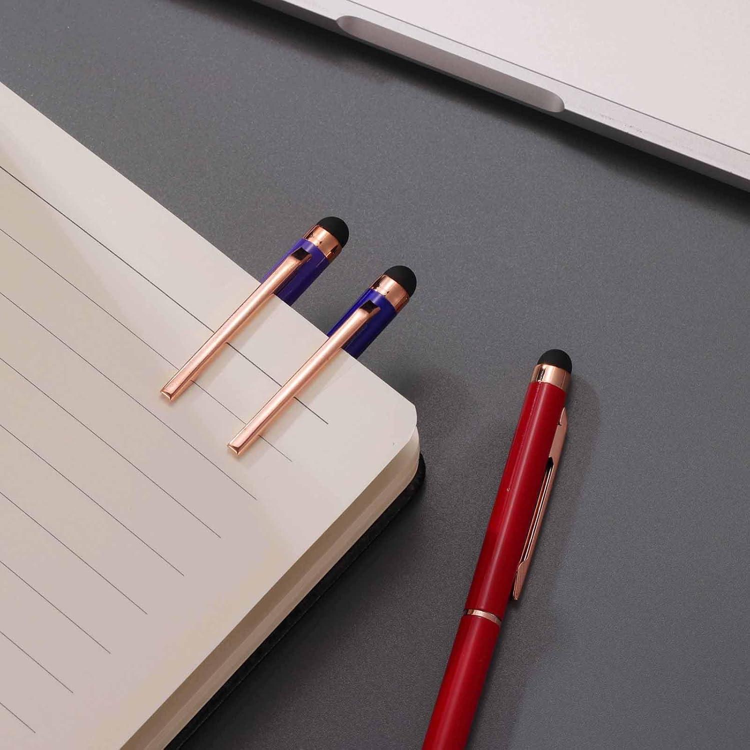 Paquete de 15 Bolígrafos Stylus 2 en 1 FIRCRE Oro Rosa B