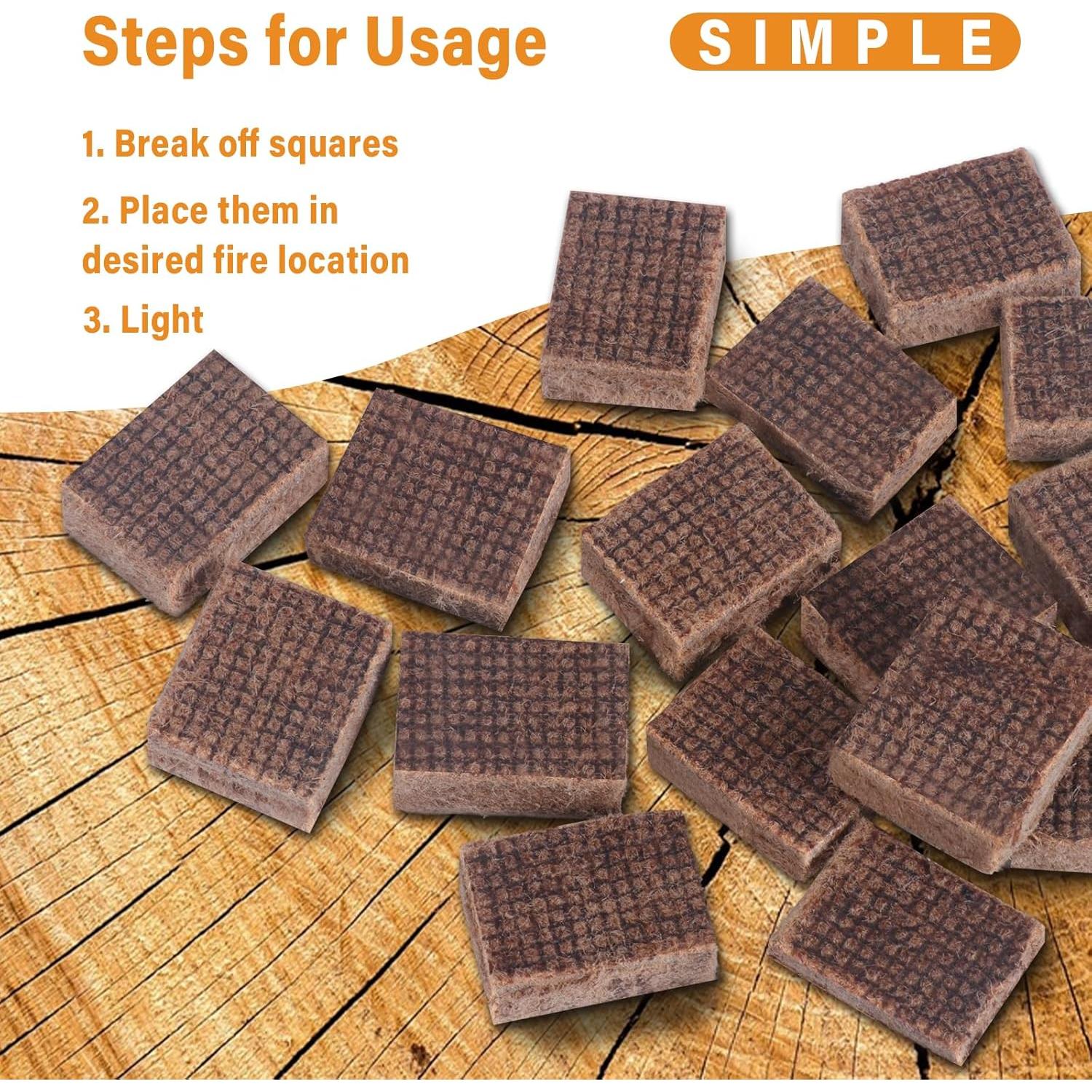 Encendedores Naturales HGD para BBQ y Fogatas - 32 Piezas