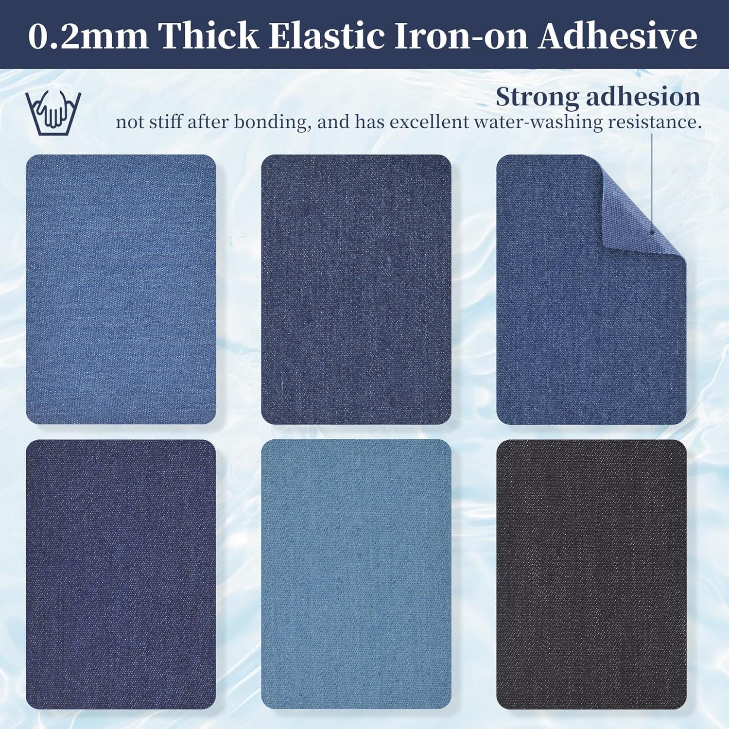 Parche Termoadhesivo de Denim Nseamera - Kit 24PCS 75x108mm