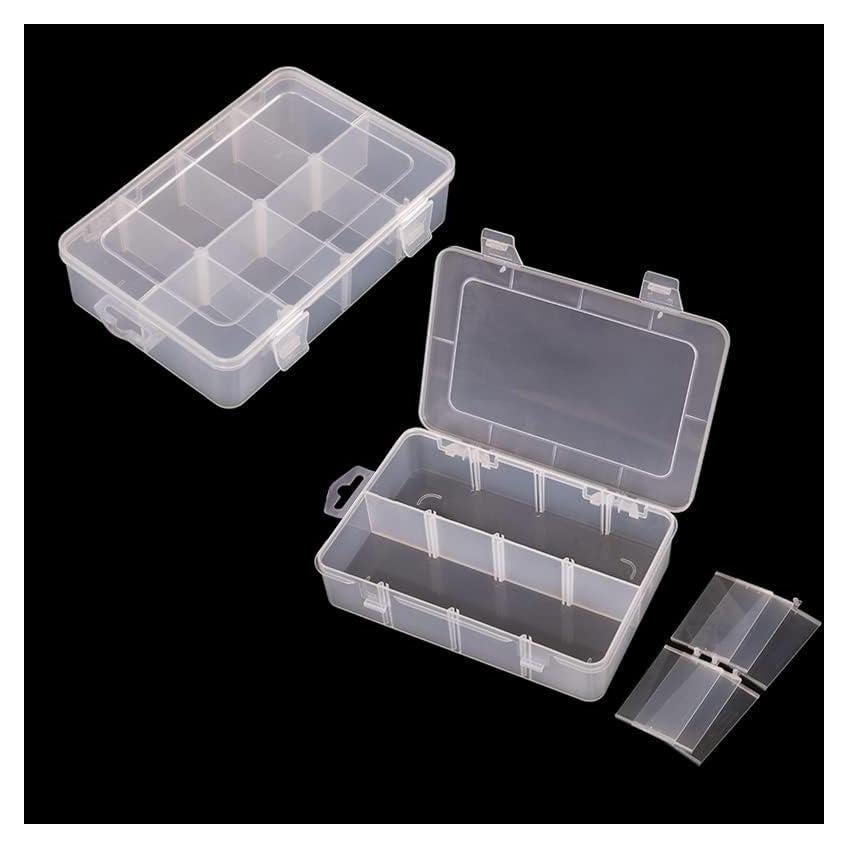 Caja Organizadora de Plástico Vidifor 2 Pcs 8 Compartimentos