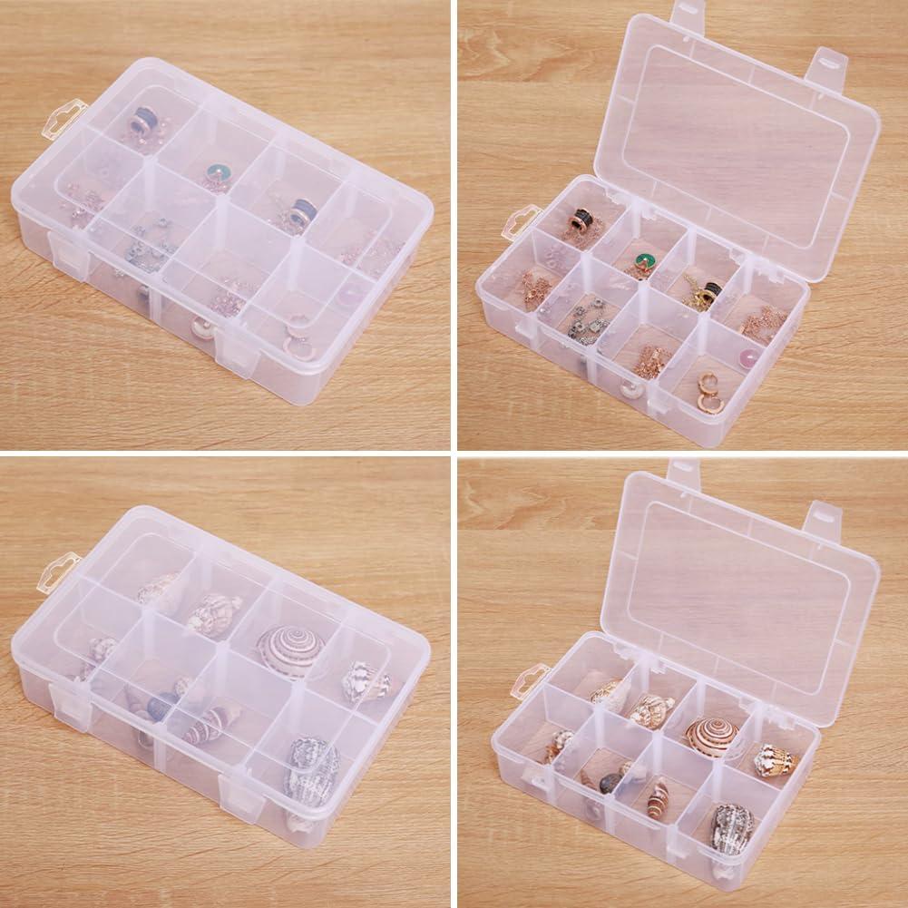 Caja Organizadora de Plástico Vidifor 2 Pcs 8 Compartimentos