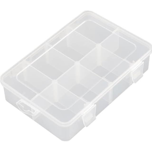 Caja Organizadora de Plástico Vidifor 2 Pcs 8 Compartimentos