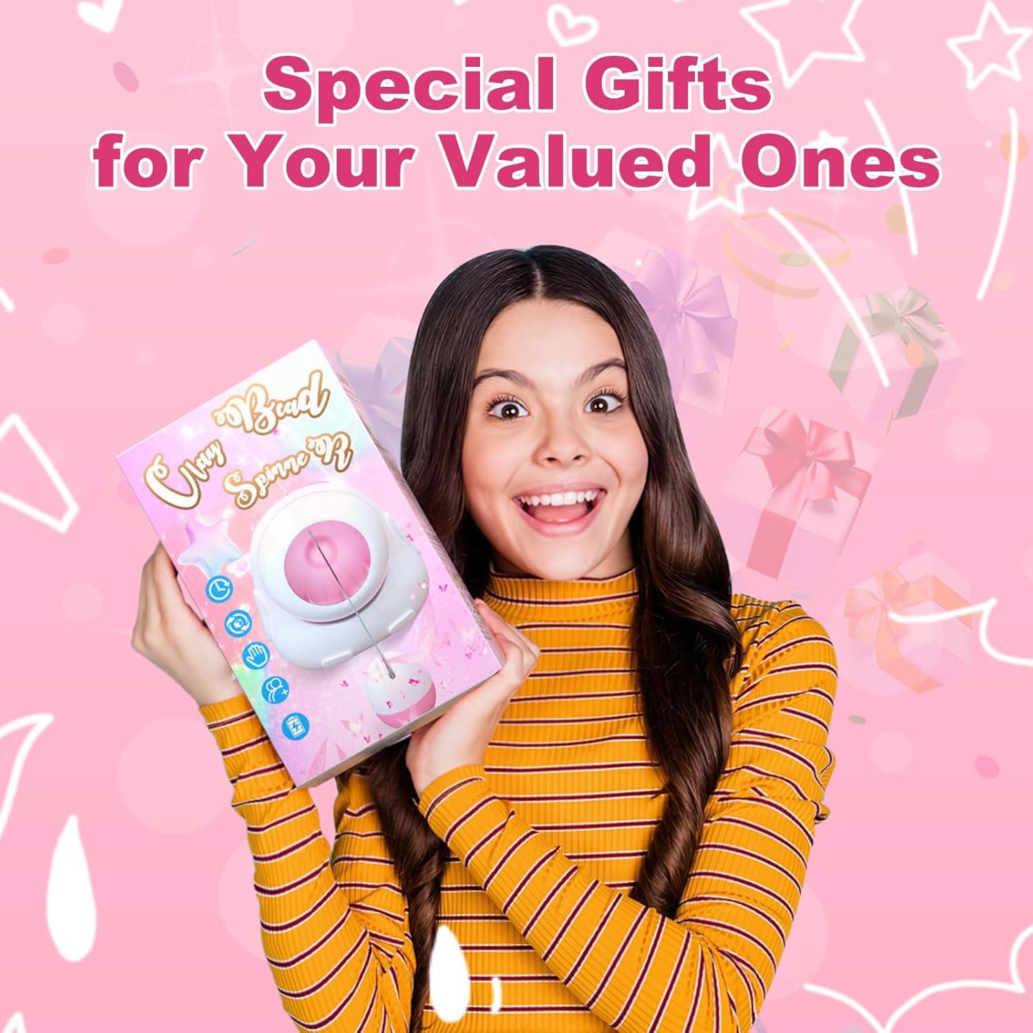 Girador de Perlas Eléctrico Inalámbrico Pskfvre Rosa 2-en-1