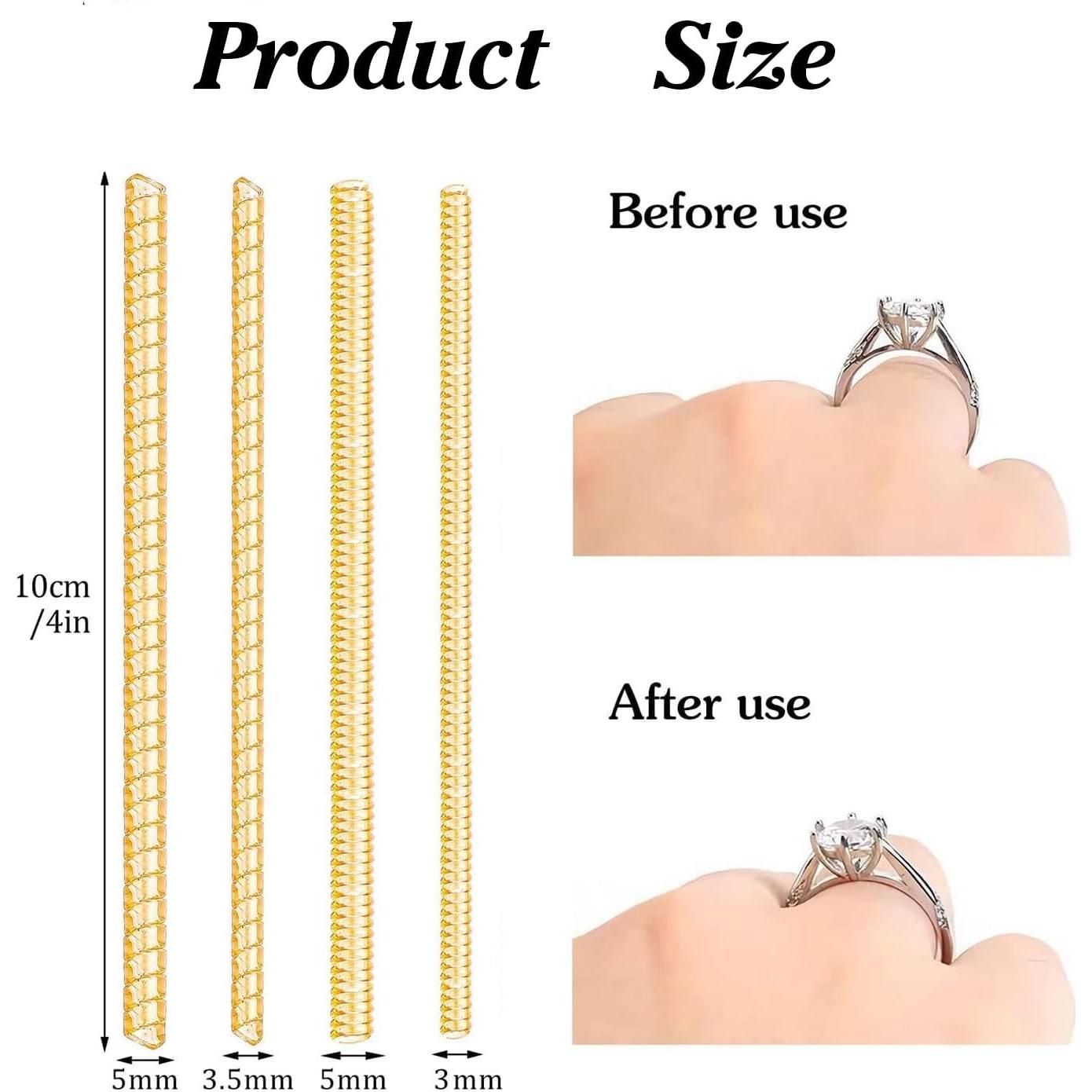 Ajustador de Talla de Anillo WGLILO - 16 Piezas, 4 Tamaños