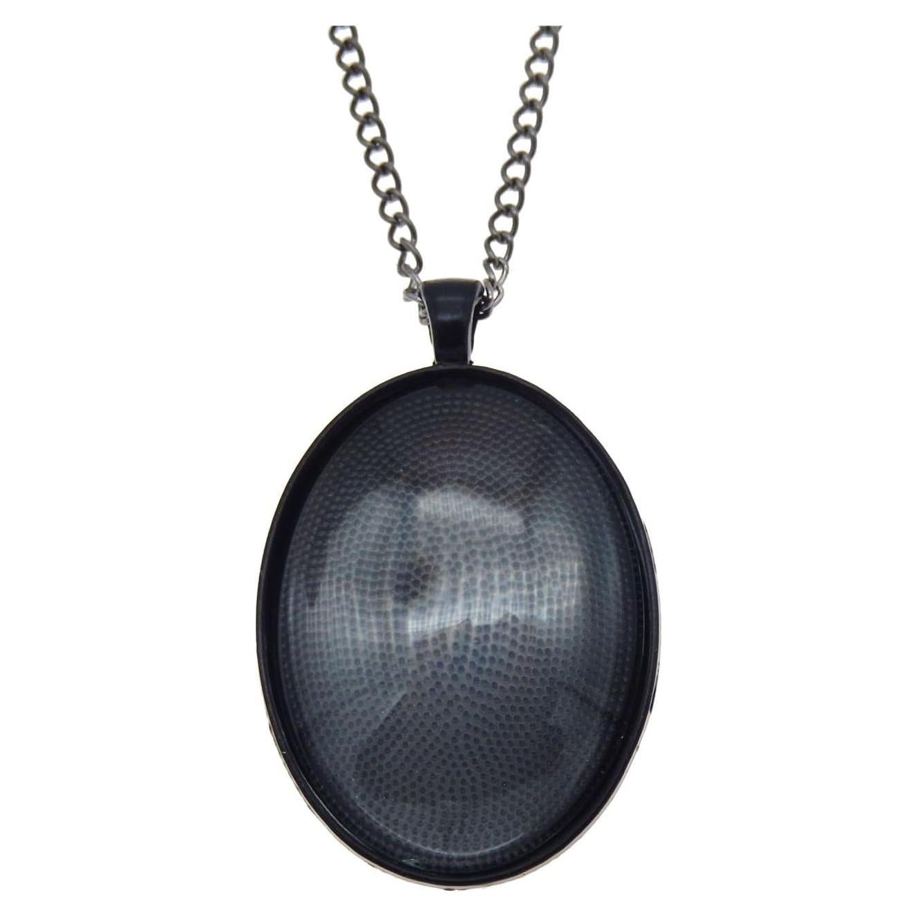 Kit de 10 Sets de Charms Bezel Ovalados Julie Wang Negro 40x30mm