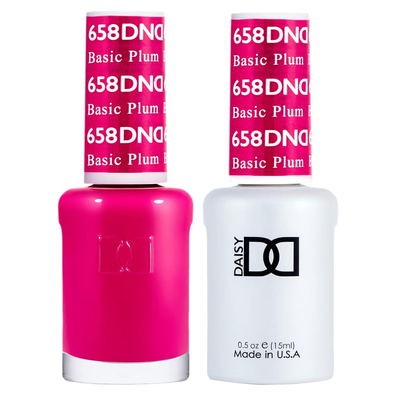 Juego de Esmalte en Gel DND Ciruela Básica 15 ml UV/LED