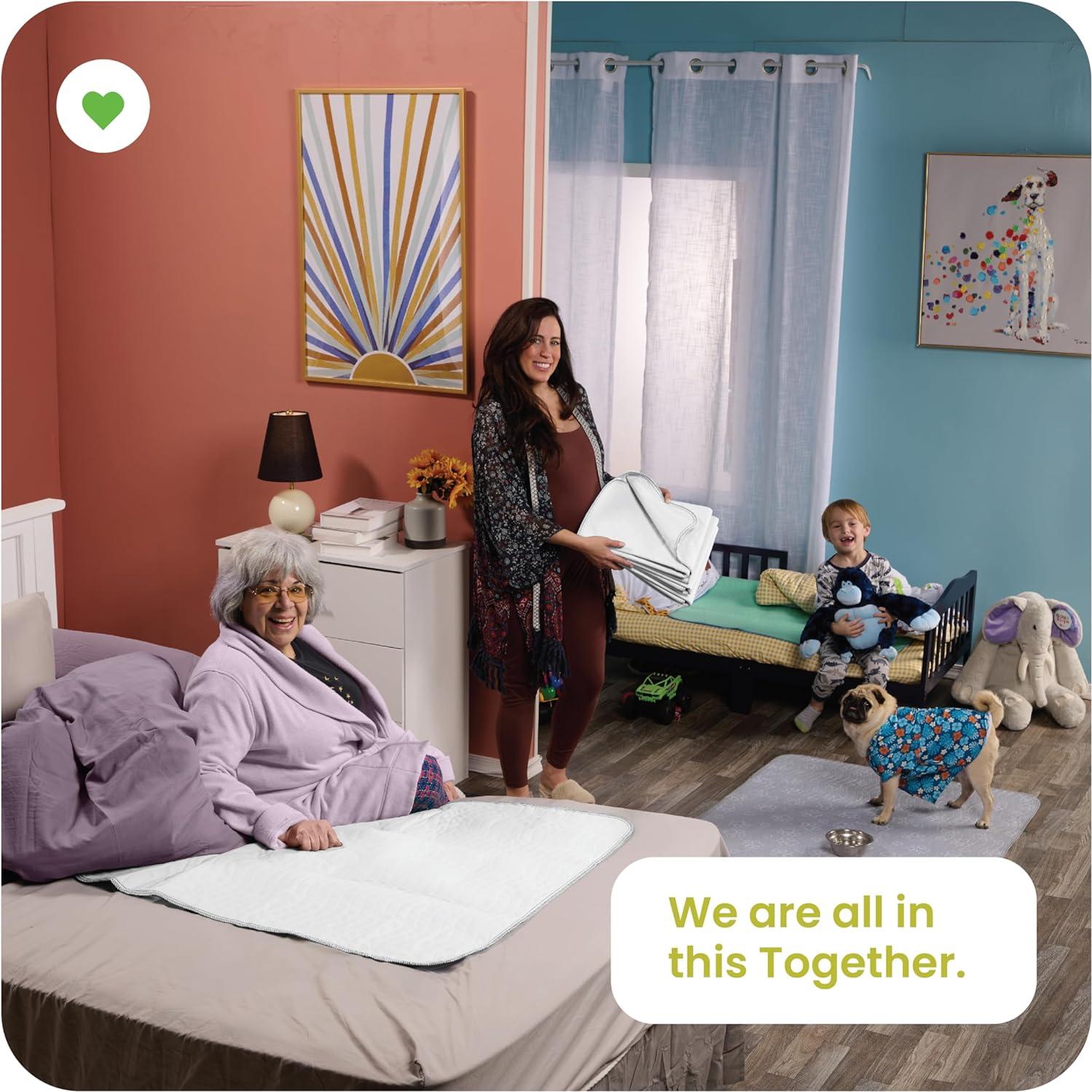 Almohadillas Lavables IMPROVIA 86x132 cm - Paquete de 2