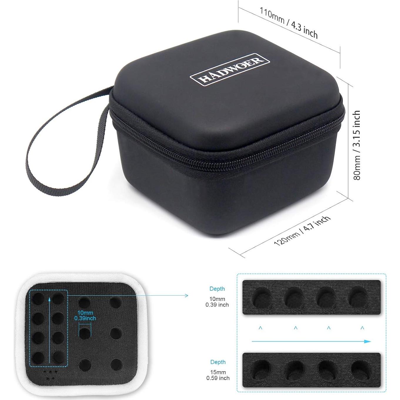 Organizador Portátil Hadwoer para Cuchillas Cricut - Funda Negra