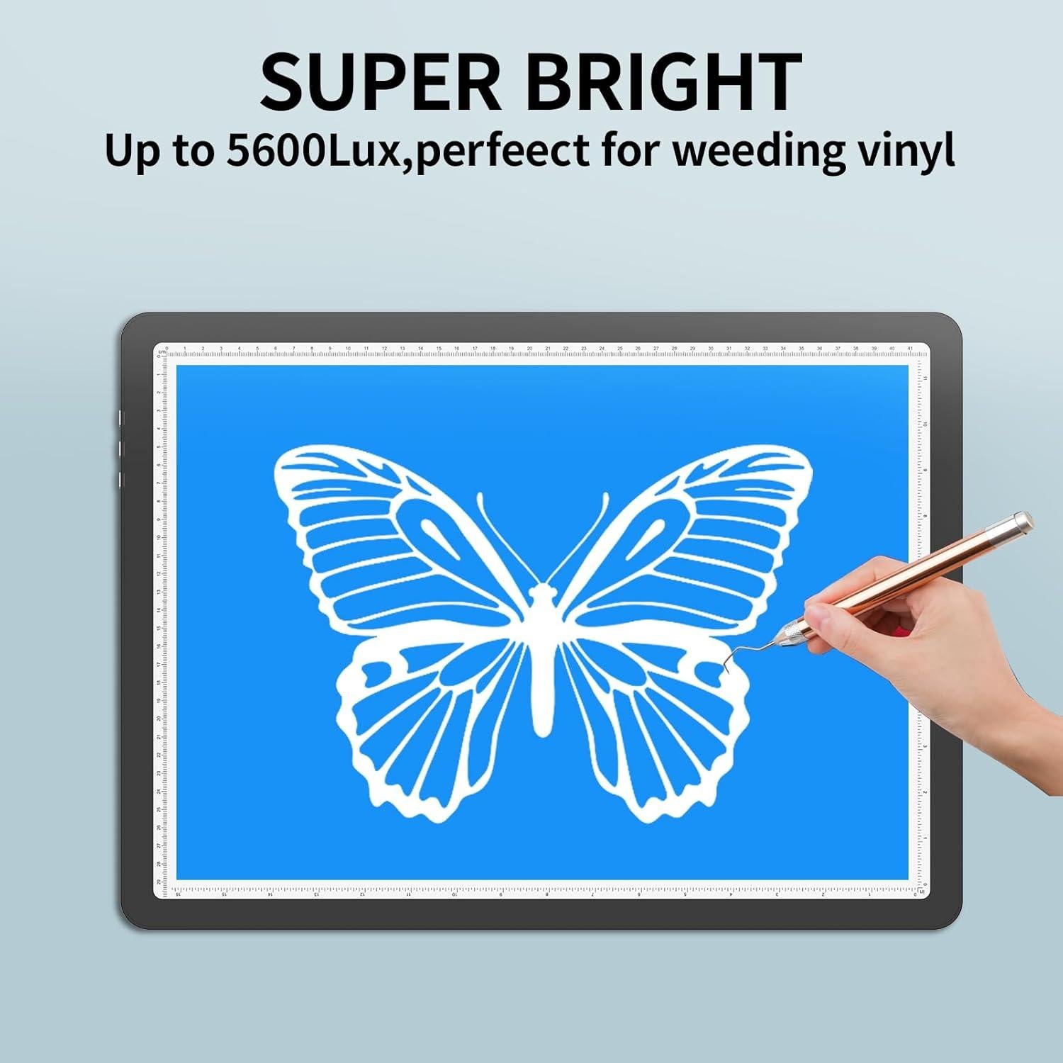 Almohadilla de Luz A3 TOHETO Recargable LED 5600 Lux Negra