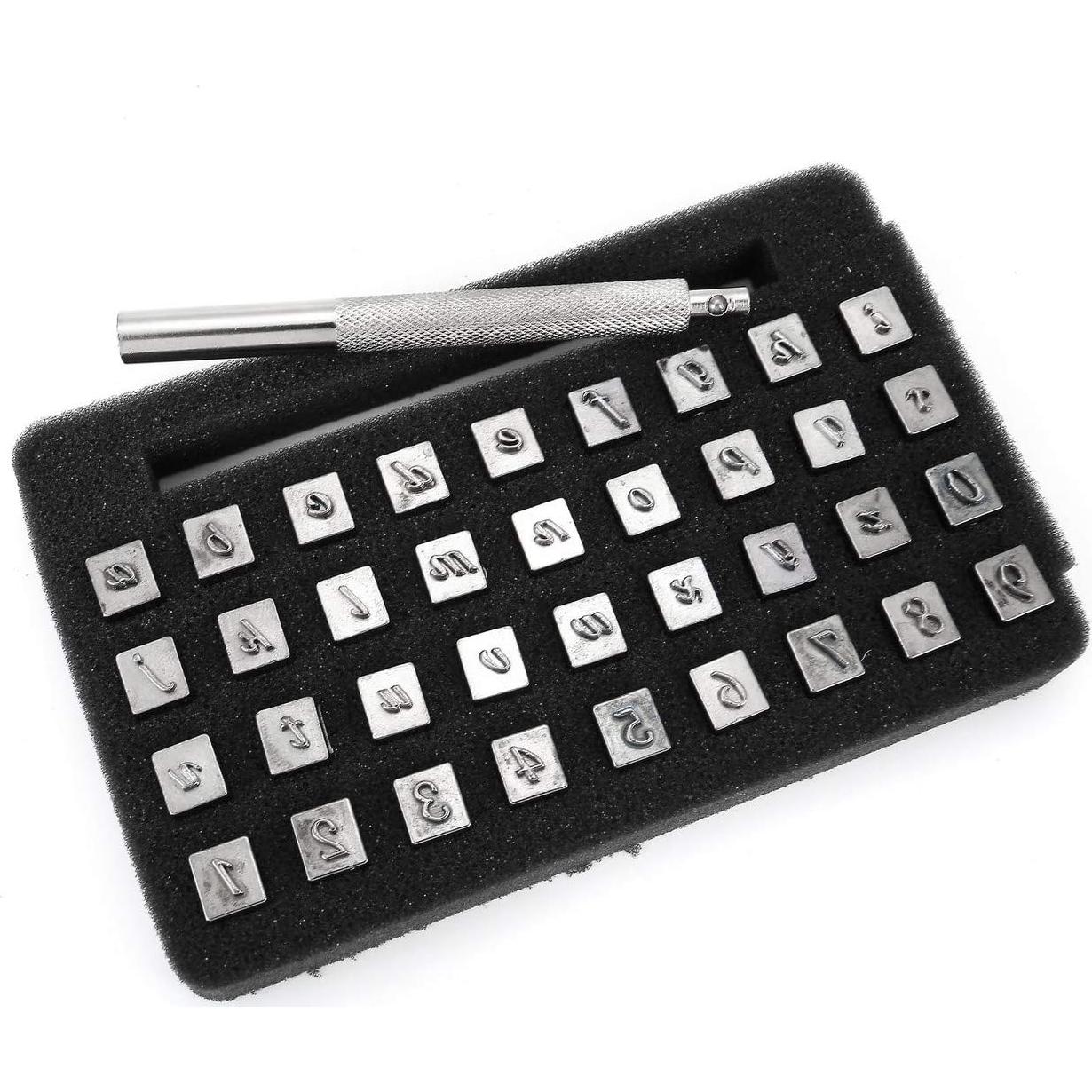 Juego de Herramientas de Estampado en Cuero Yoption 37 Piezas