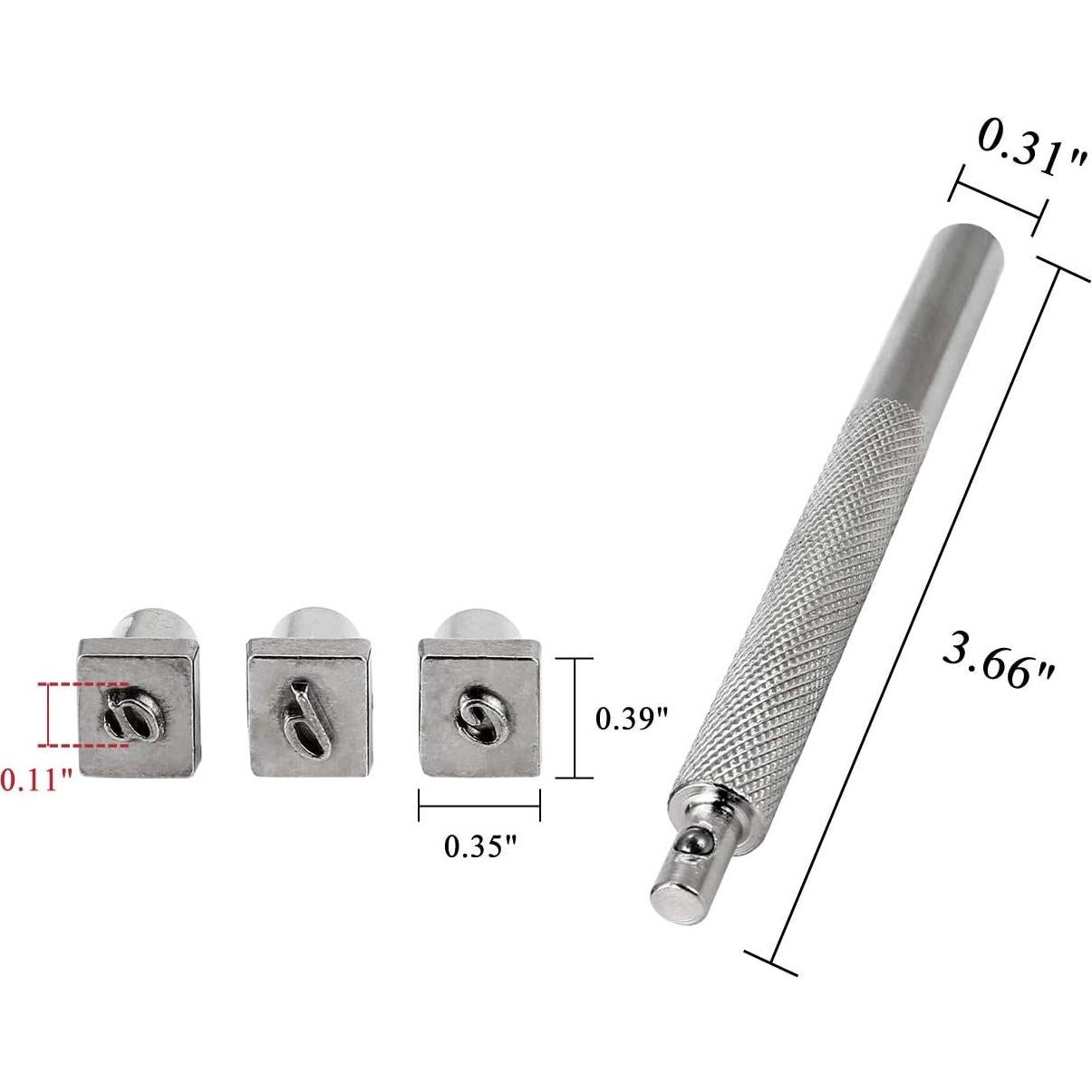 Juego de Herramientas de Estampado en Cuero Yoption 37 Piezas