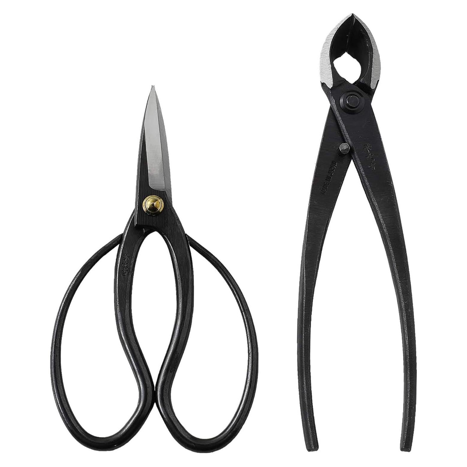 Juego de Herramientas de Bonsai Wazakura - Tijeras 180mm + Cortador 200mm