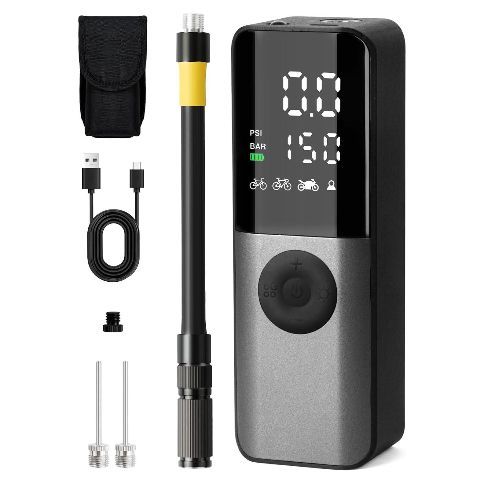 Bomba de Aire Eléctrica GPUTEK BG01 150 PSI Portátil