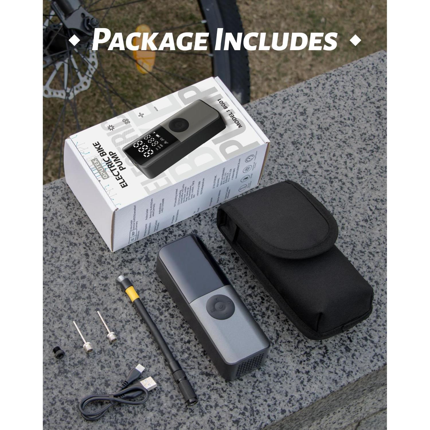 Bomba de Aire Eléctrica GPUTEK BG01 150 PSI Portátil