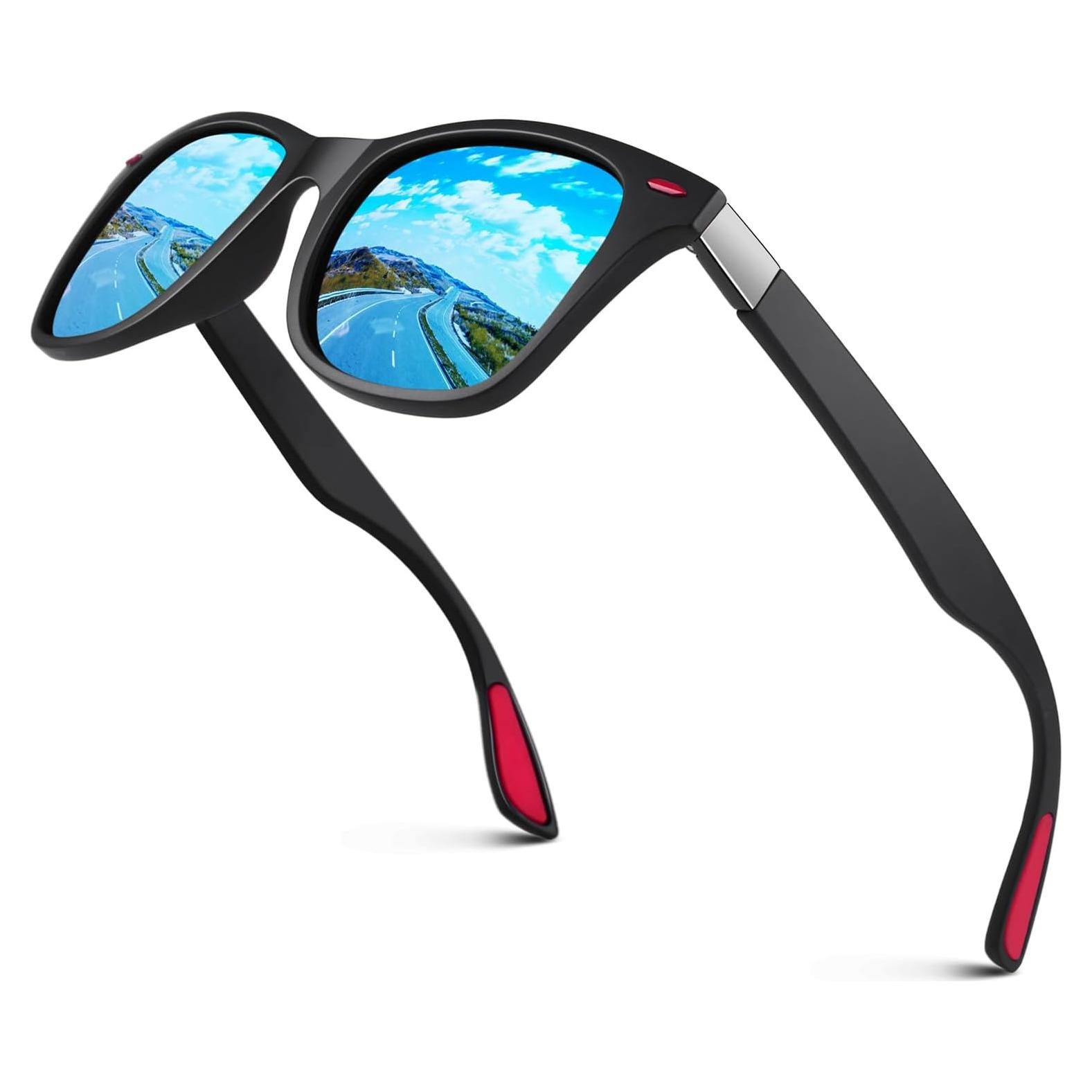 Gafas de Sol Polarizadas GQUEEN UV400 Marco TR90 Negro Mate