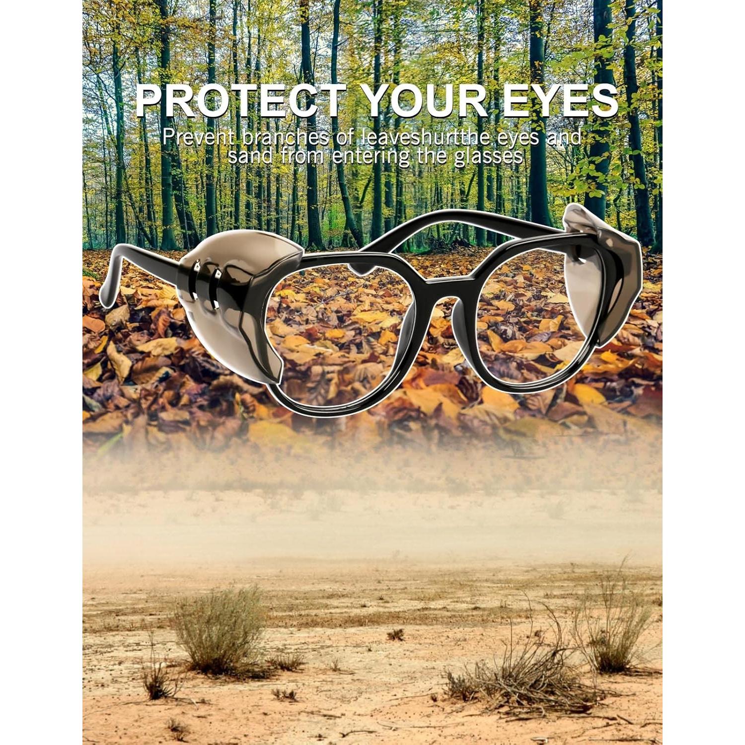 Protectores Laterales para Gafas YunTuo - 2 Pairs Marrón