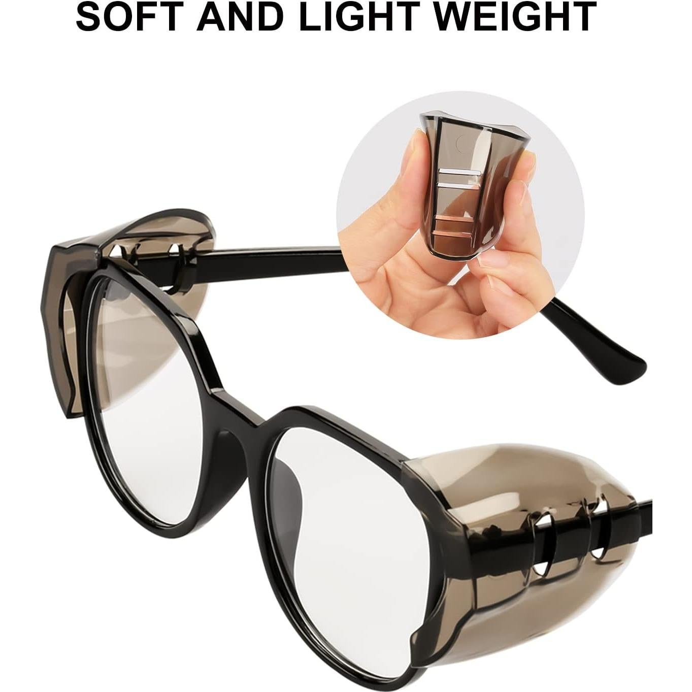 Protectores Laterales para Gafas YunTuo - 2 Pairs Marrón