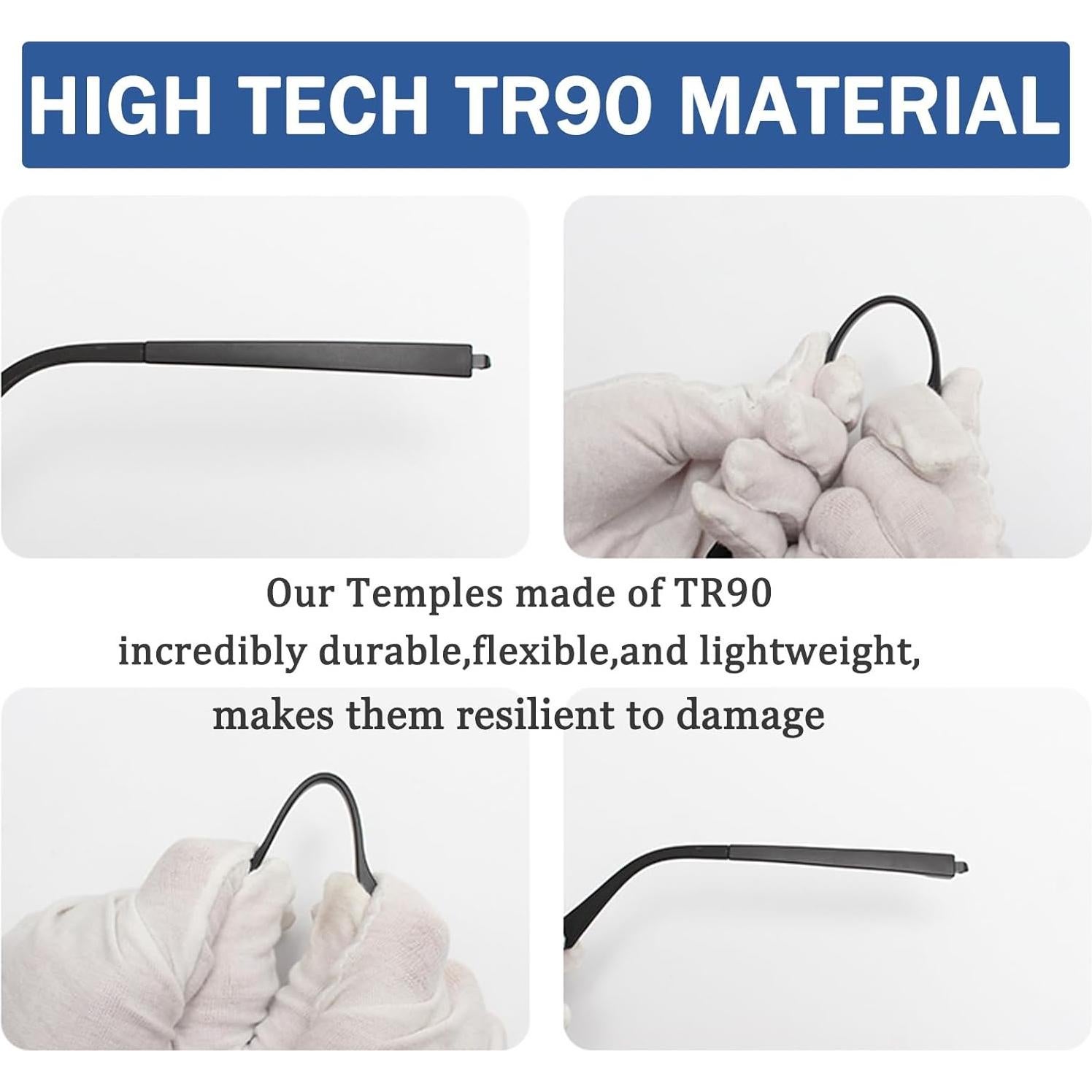 Reemplazo de Patas de Gafas TR90 UPIONIC - Kit de Reparación