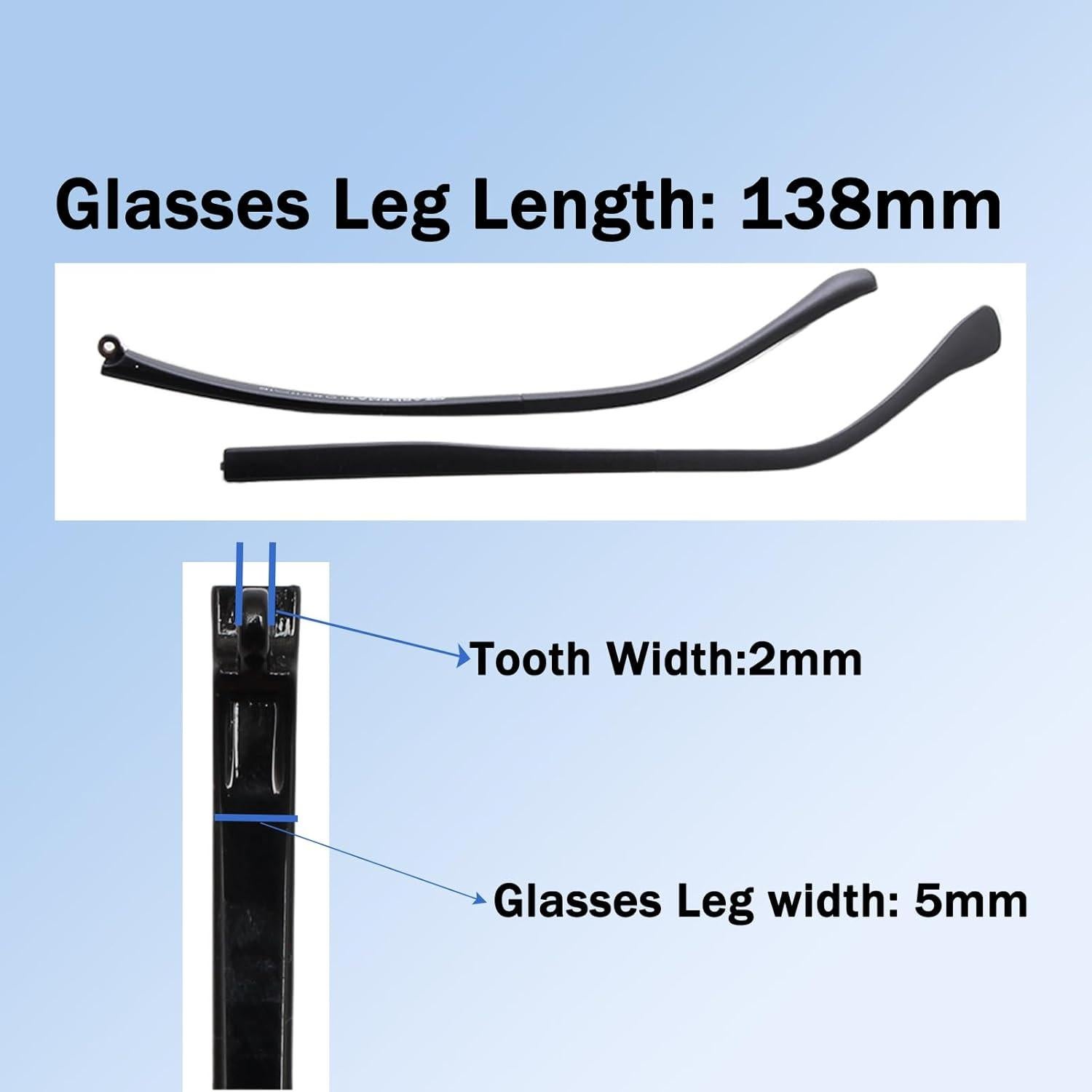 Reemplazo de Patas de Gafas TR90 UPIONIC - Kit de Reparación