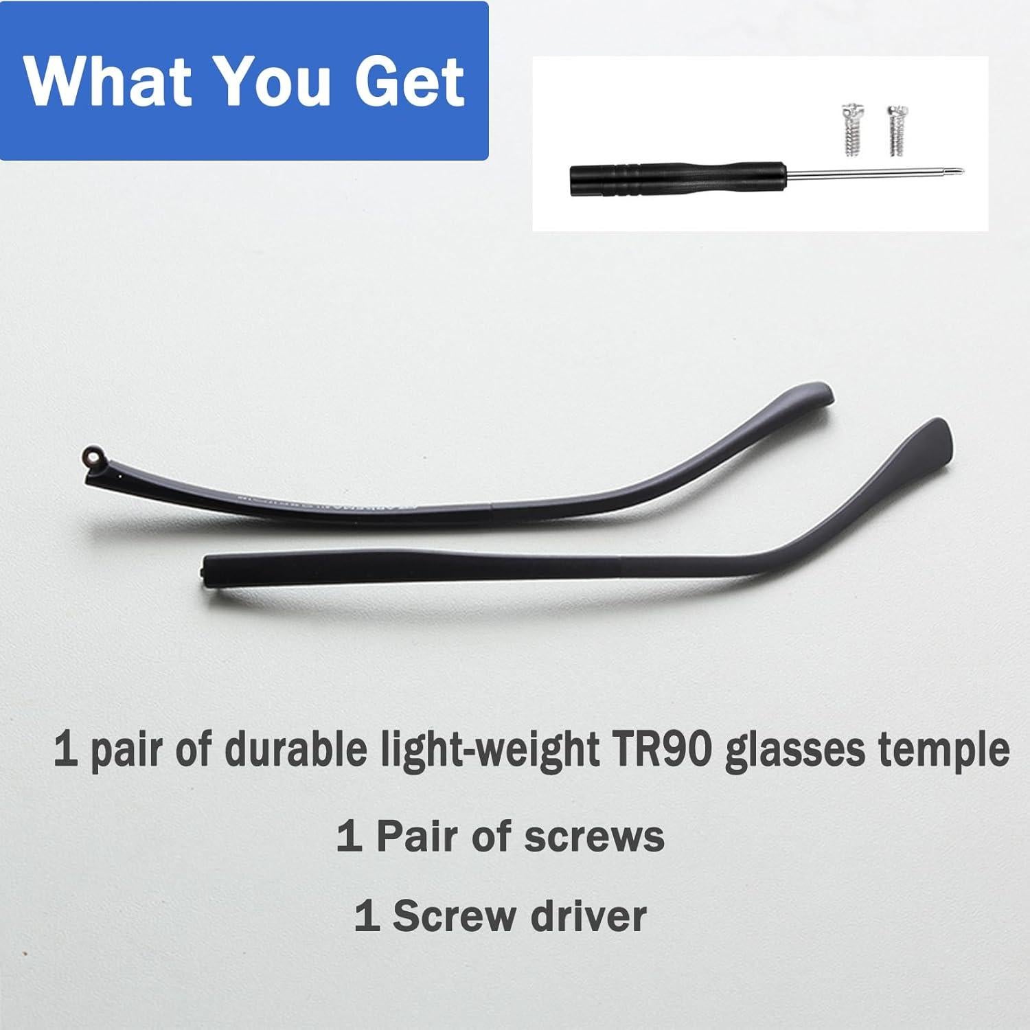 Reemplazo de Patas de Gafas TR90 UPIONIC - Kit de Reparación