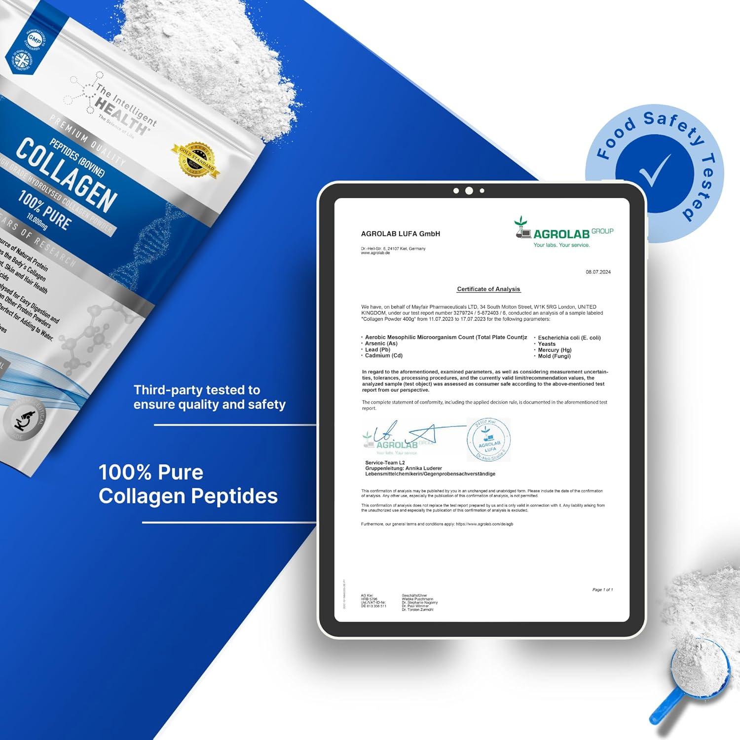 Colágeno Hidrolizado en Péptidos Salud Inteligente 1kg Sin Sabor