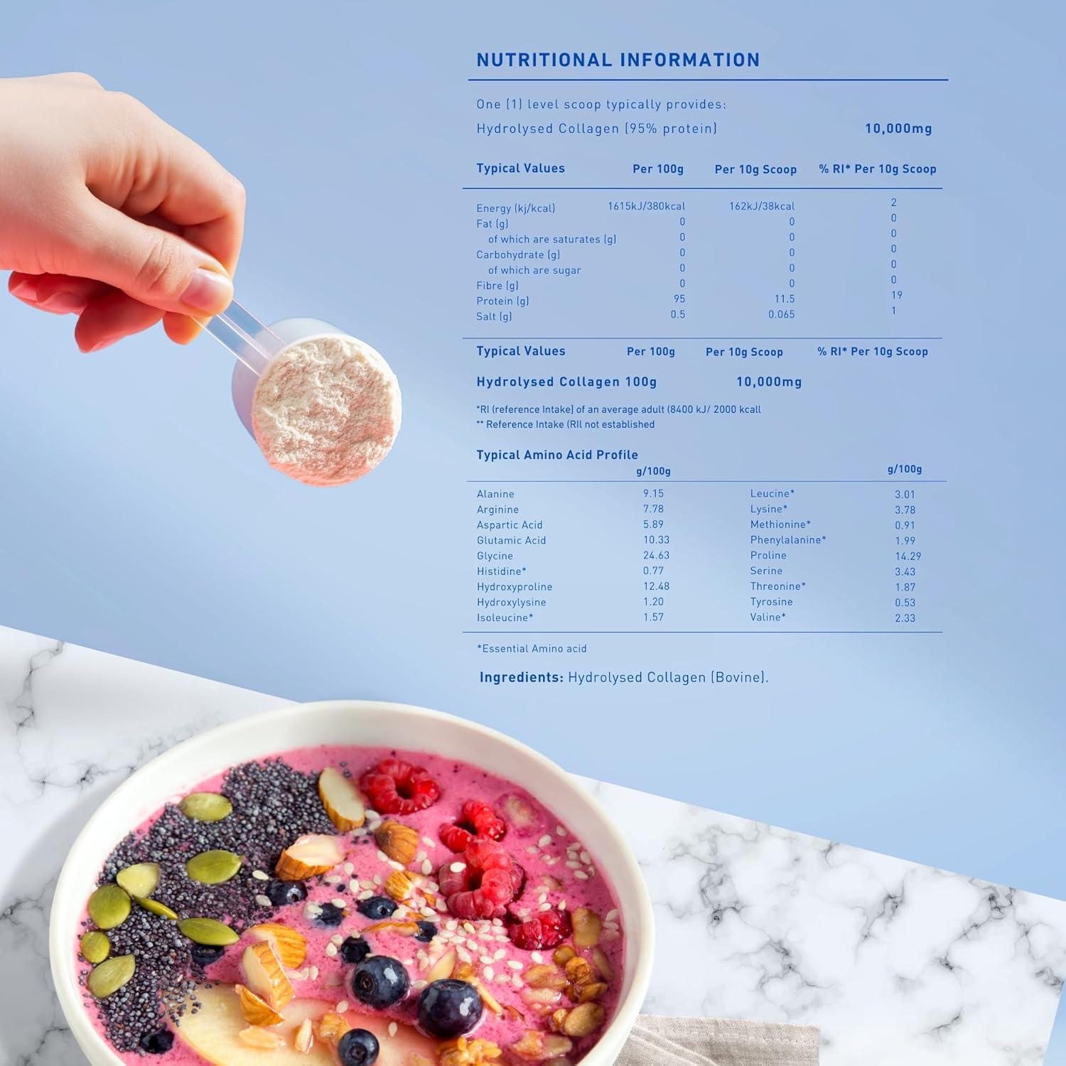 Colágeno Hidrolizado en Péptidos Salud Inteligente 1kg Sin Sabor