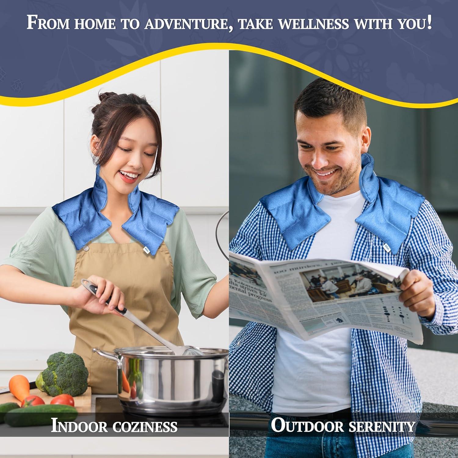 Almohadilla Térmica Kozi para Cuello y Hombros | Chambray