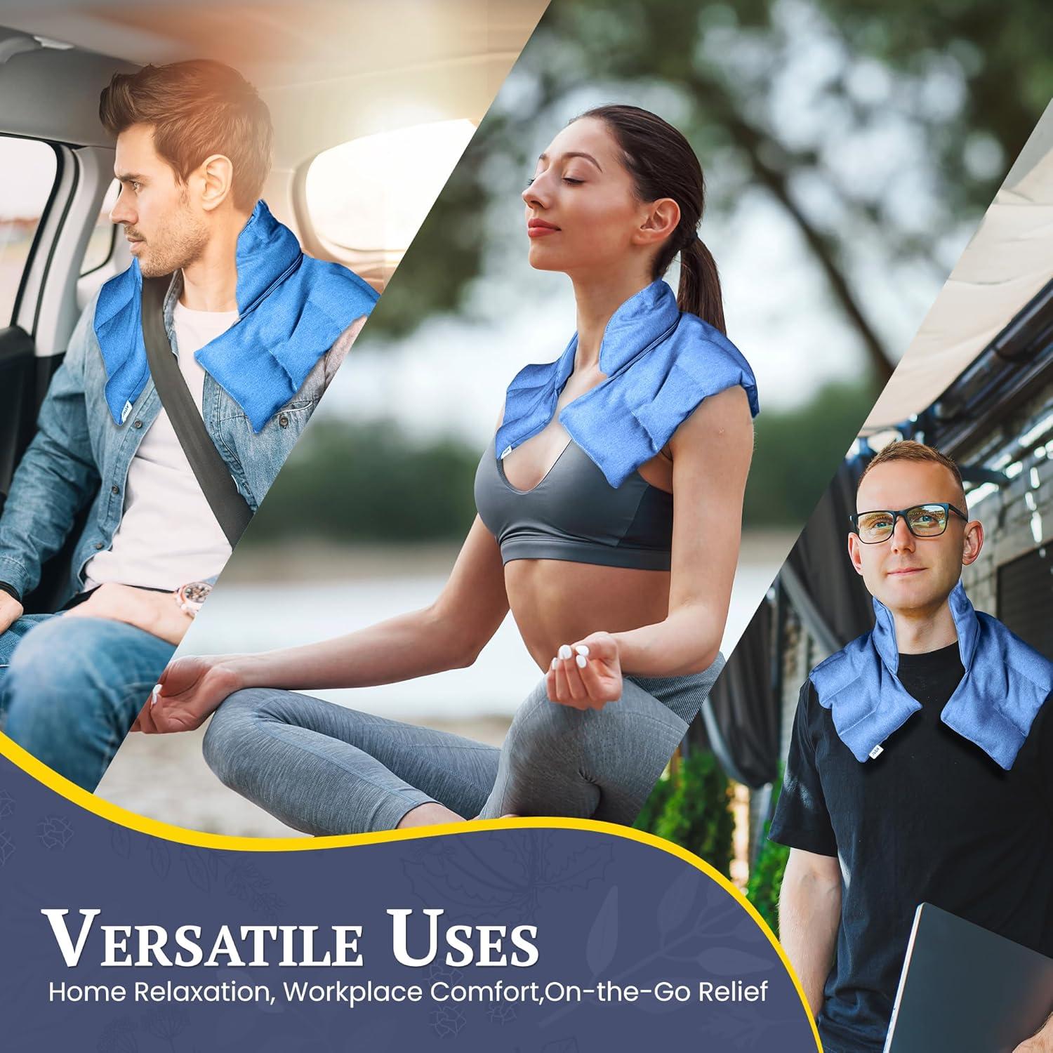 Almohadilla Térmica Kozi para Cuello y Hombros | Chambray