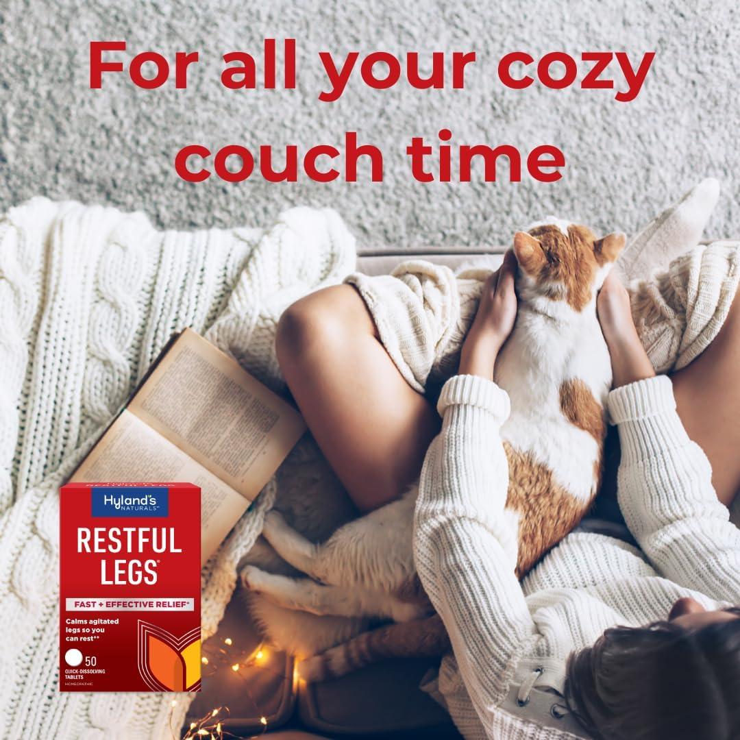 Tabletas de Piernas Descansadas Hyland's 50 Unidades Alivio Natural