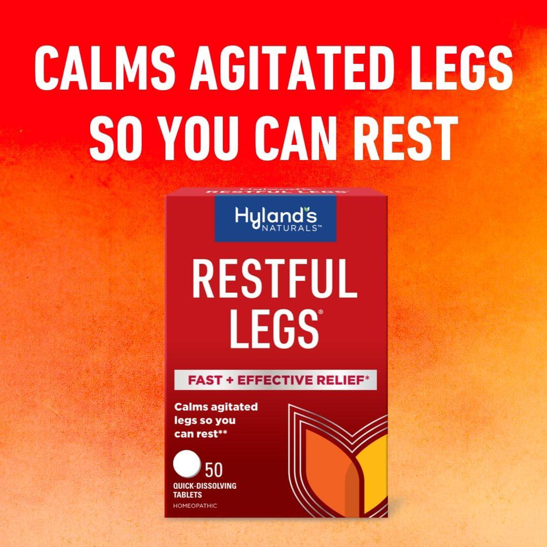 Tabletas de Piernas Descansadas Hyland's 50 Unidades Alivio Natural