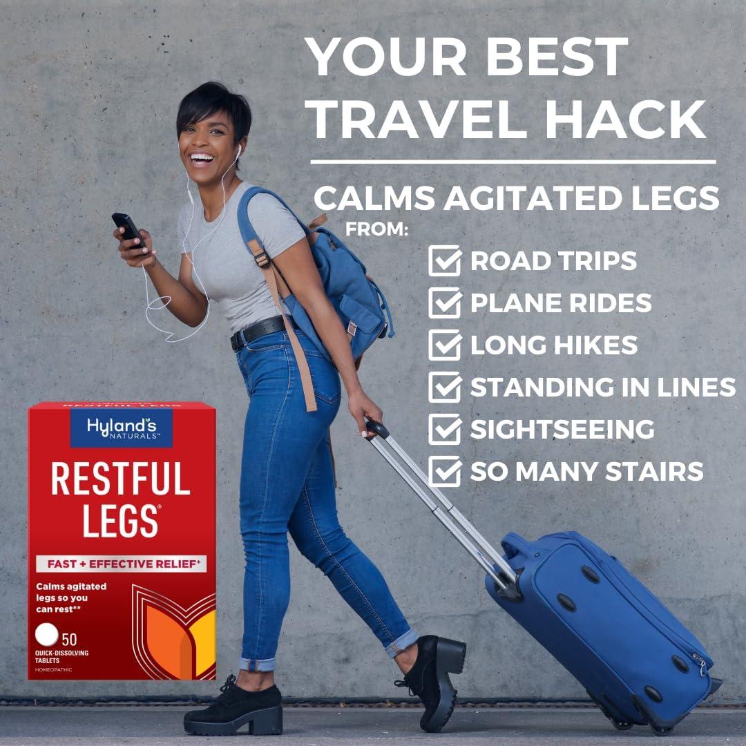 Tabletas de Piernas Descansadas Hyland's 50 Unidades Alivio Natural