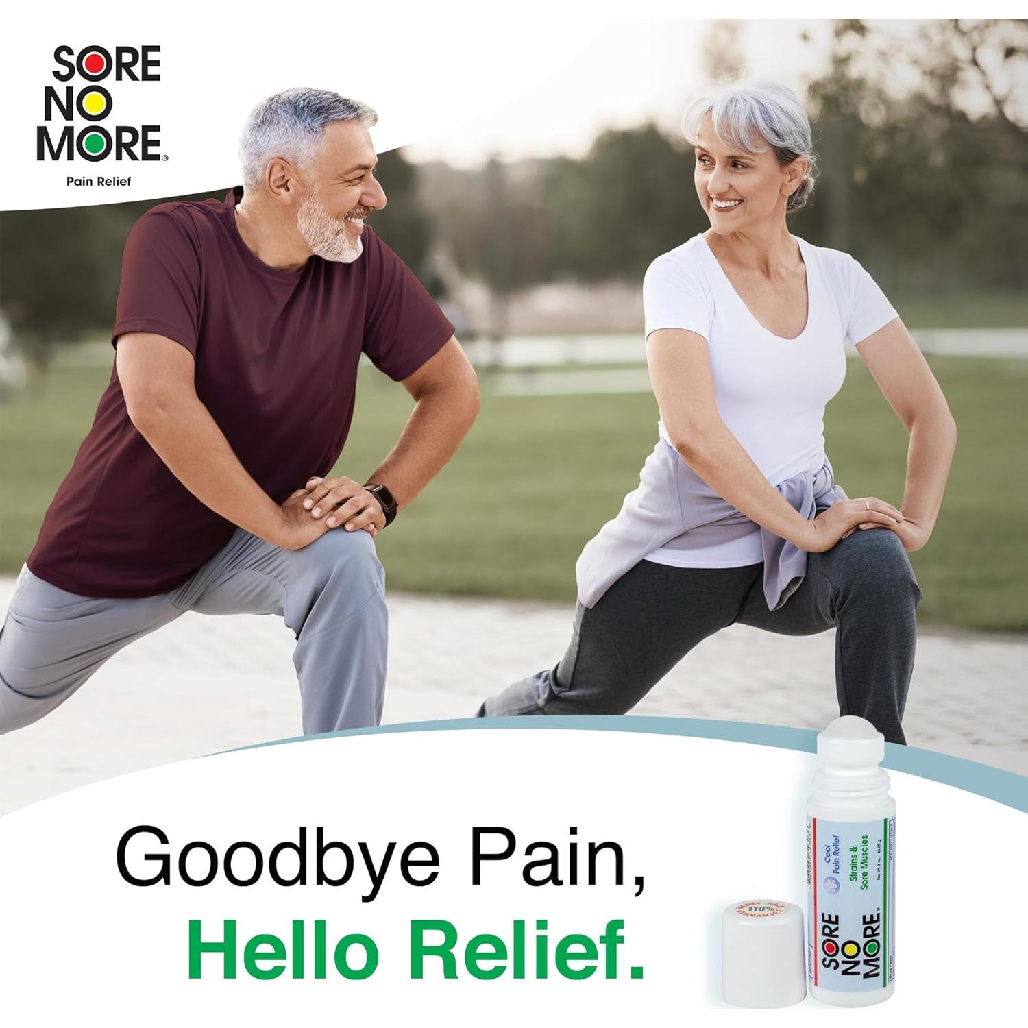 Gel Refrescante Sore No More 85 g para Dolores Musculares