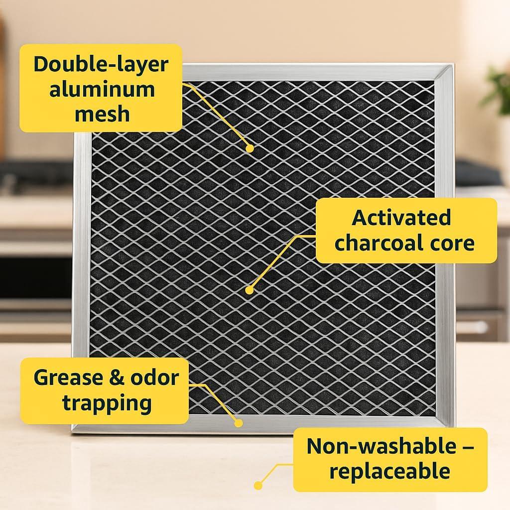 Filtro de Carbón Windon Bay para Campana Extractora 22.23x26.67cm
