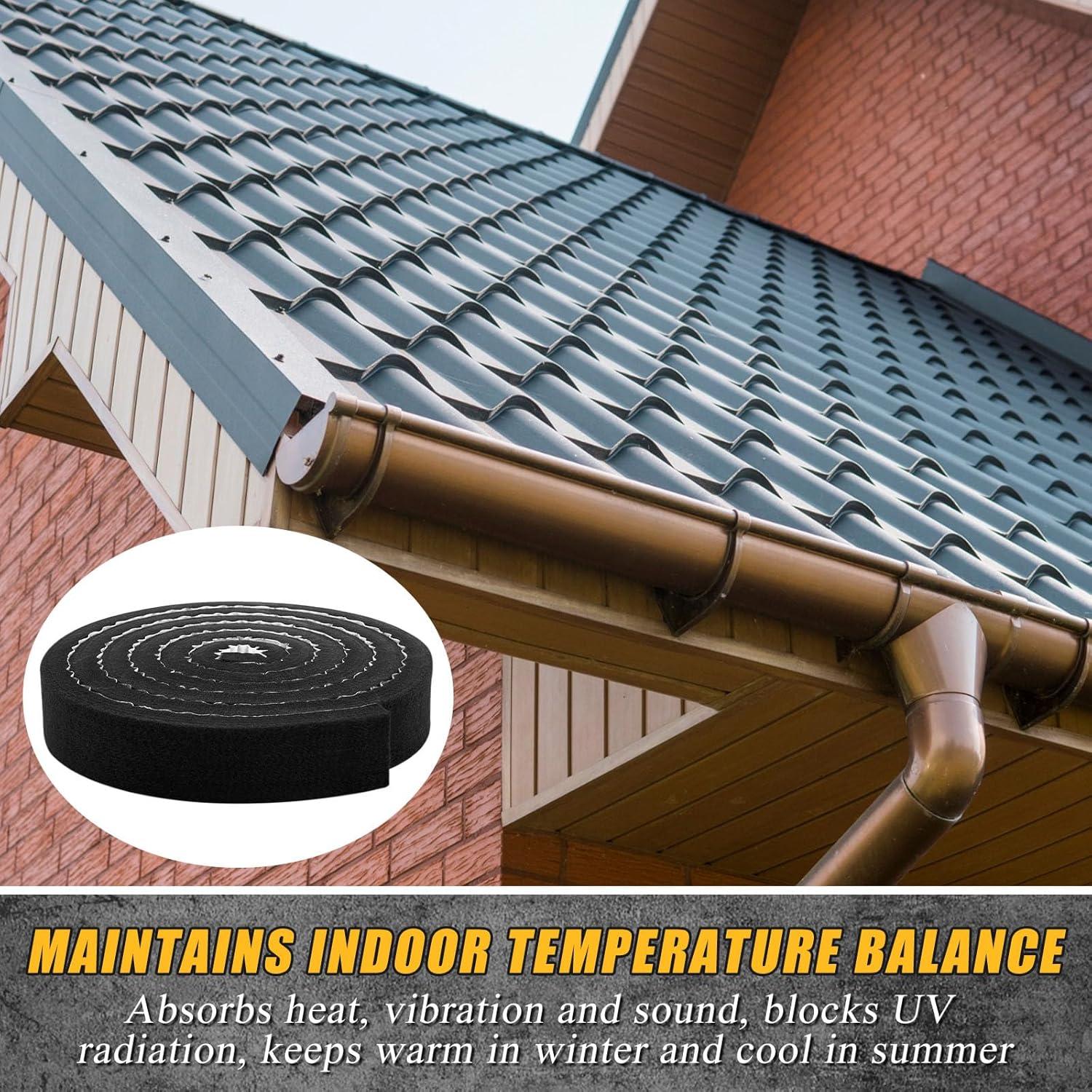 Tiras de Cierre Ventiladas Maasechs 6.1 m Fieltro Negro