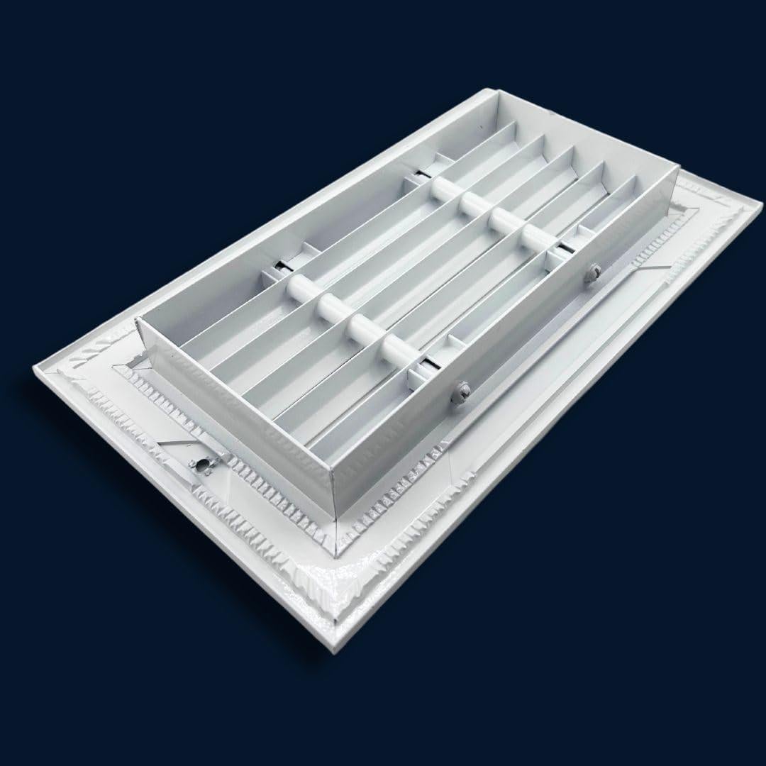 Rejilla de retorno de aire lineal Shargo 10.16x20.32 cm Blanca