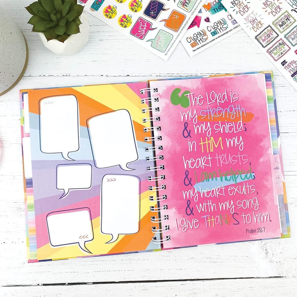 Diario de Gratitud Denise Albright 52 Semanas + 330 Stickers