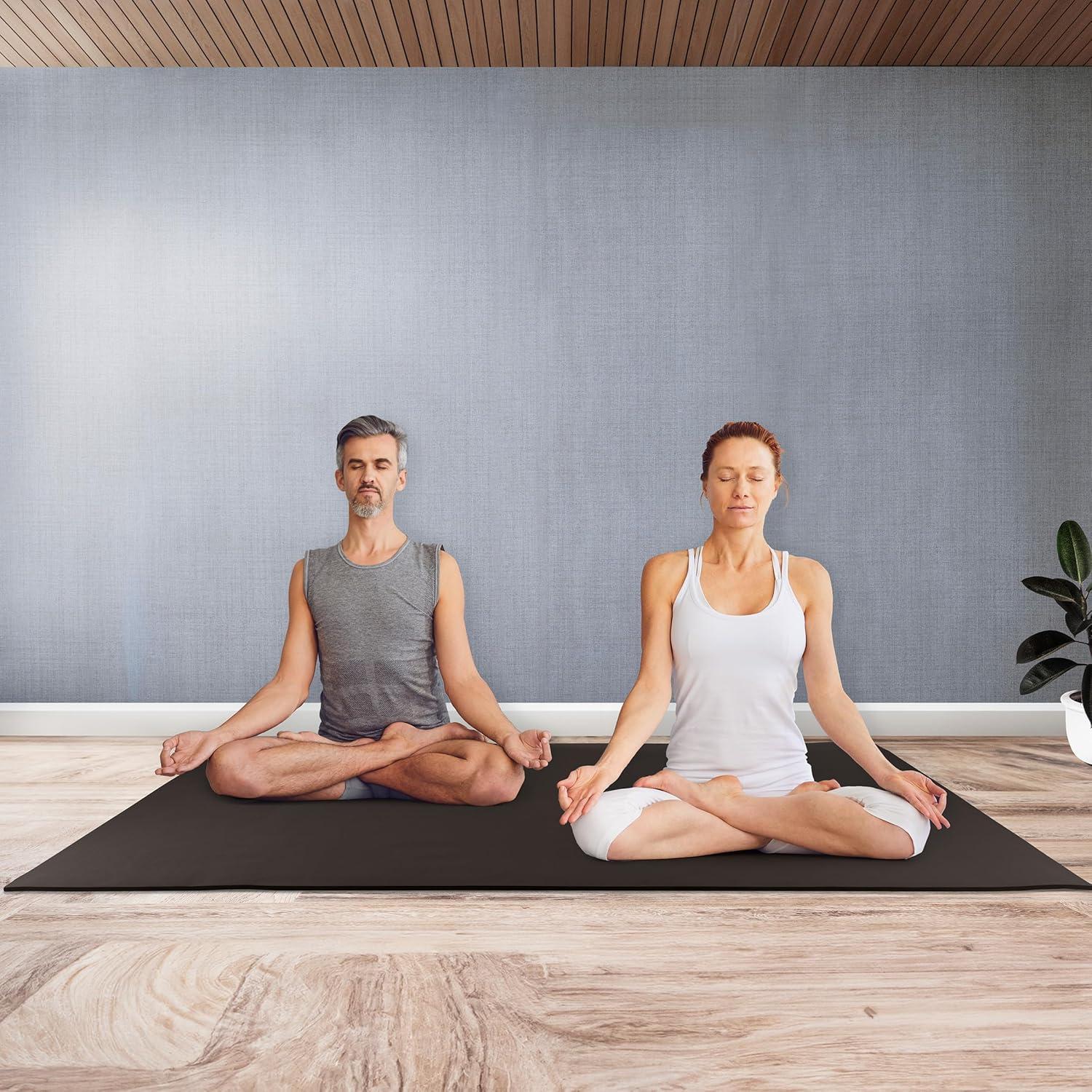 Alfombrilla de Yoga Grande Wakeman 1.83m x 1.22m Antideslizante