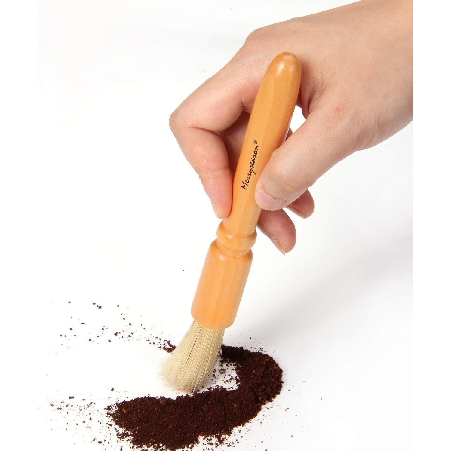Cepillo de Limpieza Merryseason para Molinillo de Café - Madera