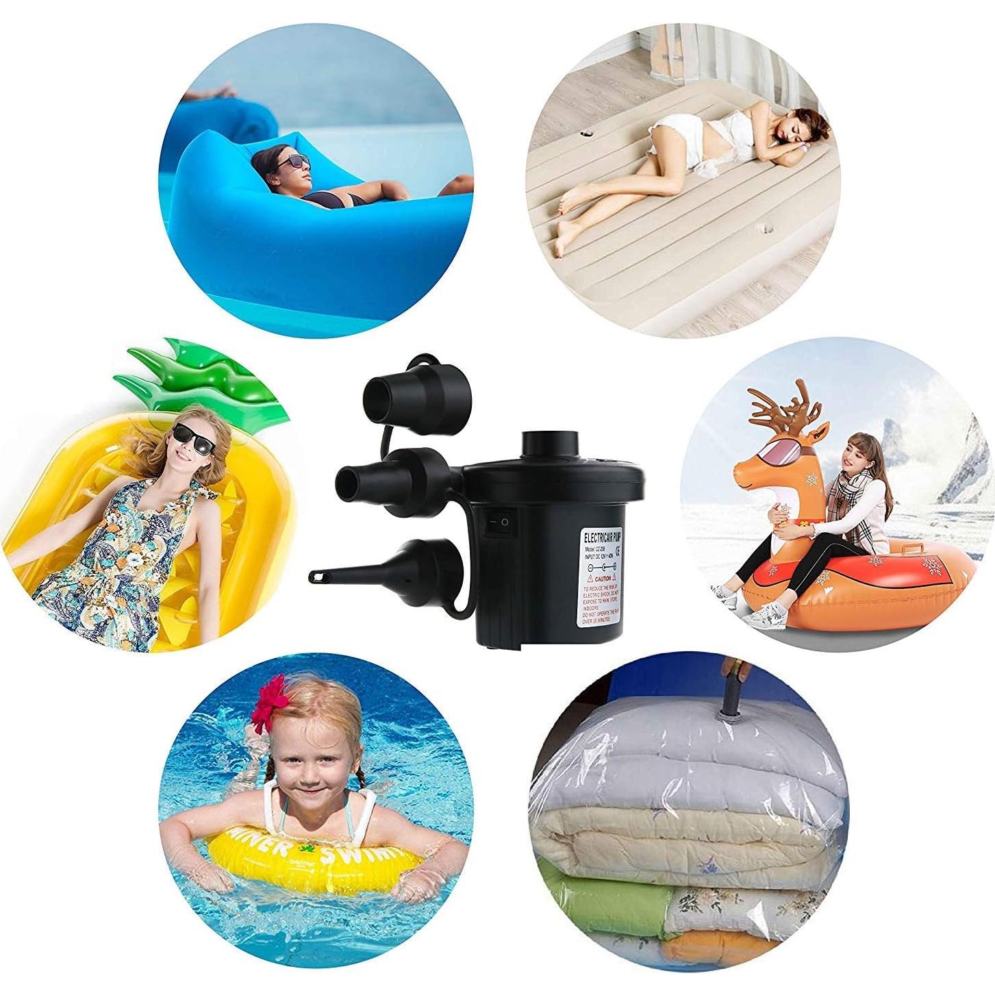 Bomba de aire eléctrica Jasonwell portátil 110-240V inflador